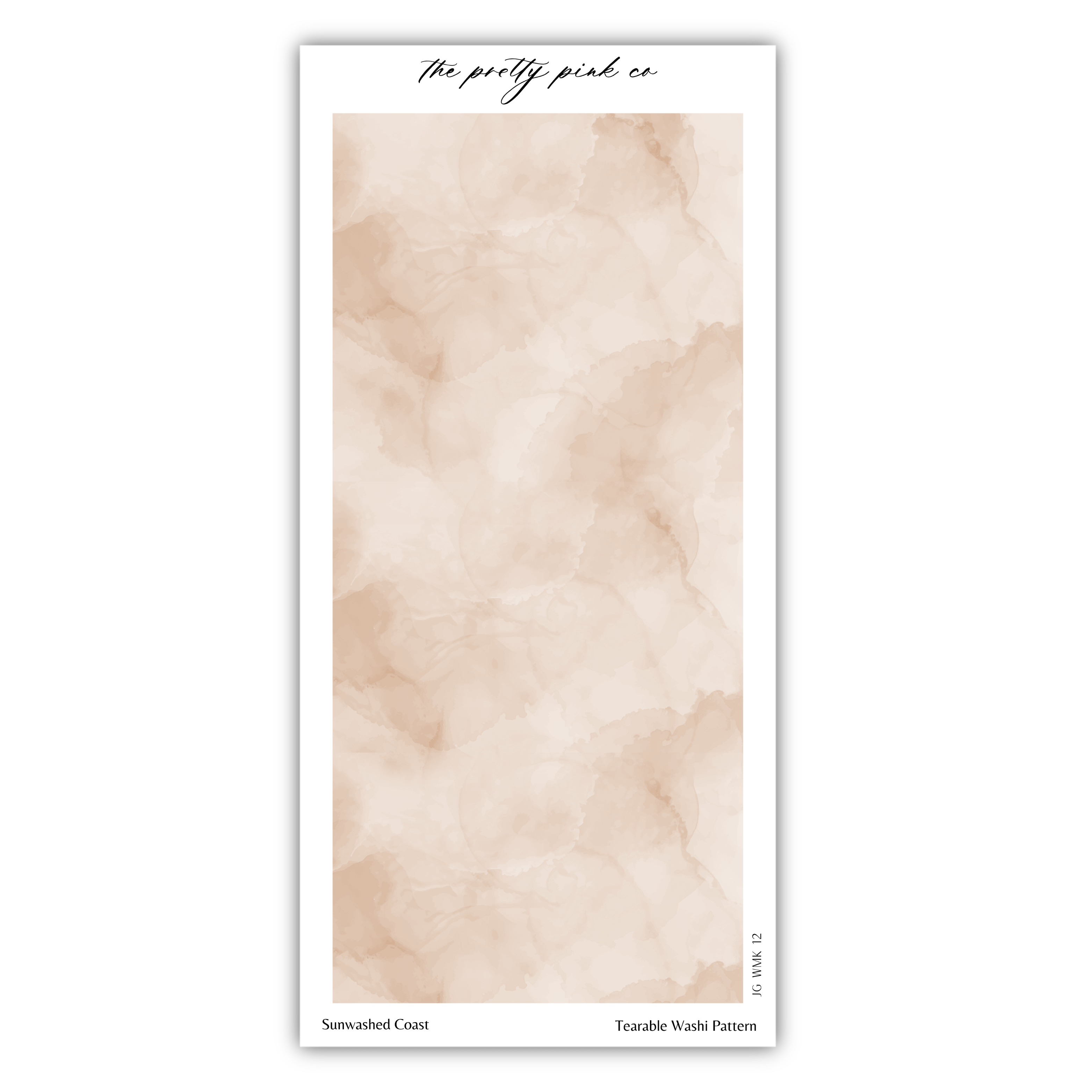 The image is a watercolor painting with a textured, abstract background in shades of beige and brown.