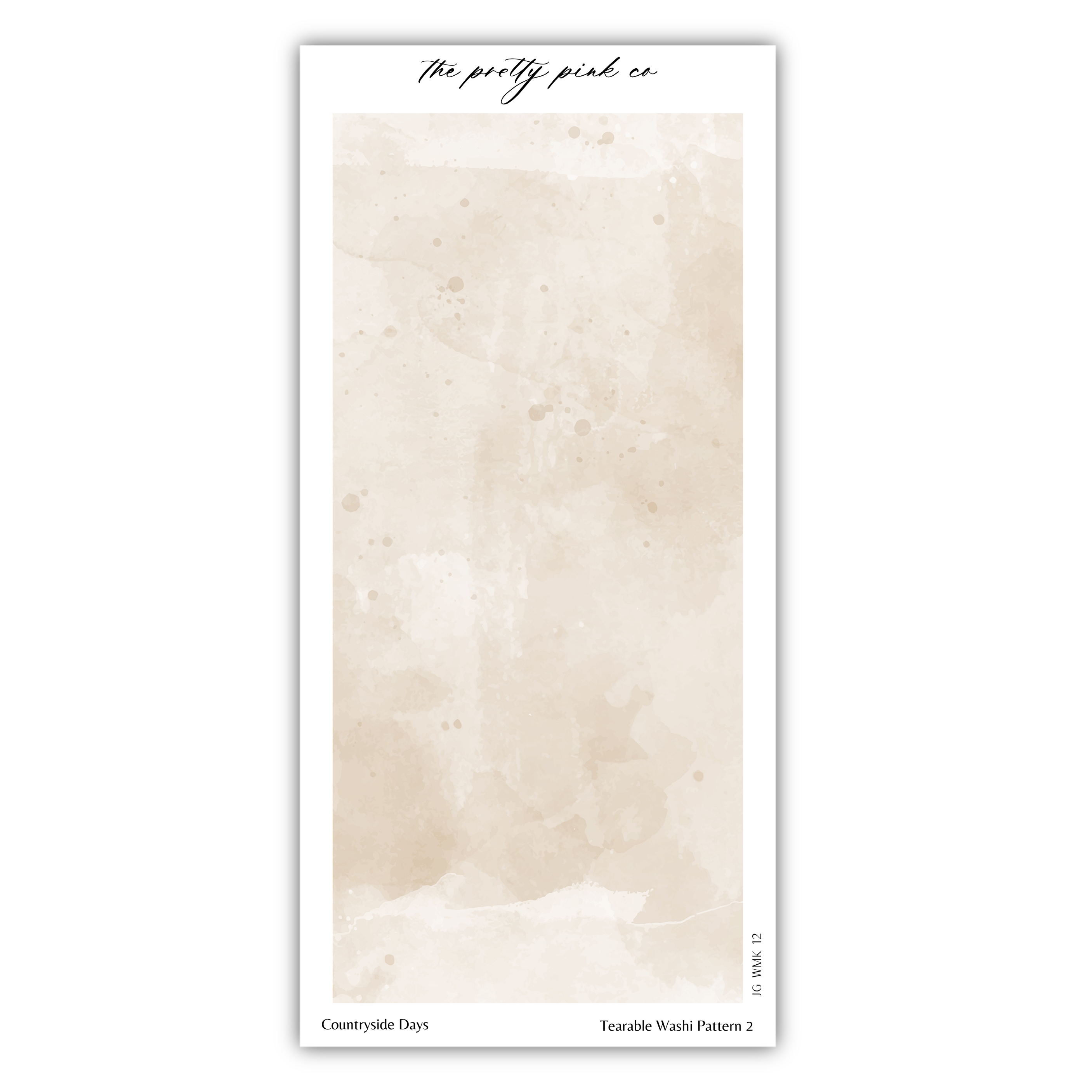 Countryside Days | Tearable Washi Pattern