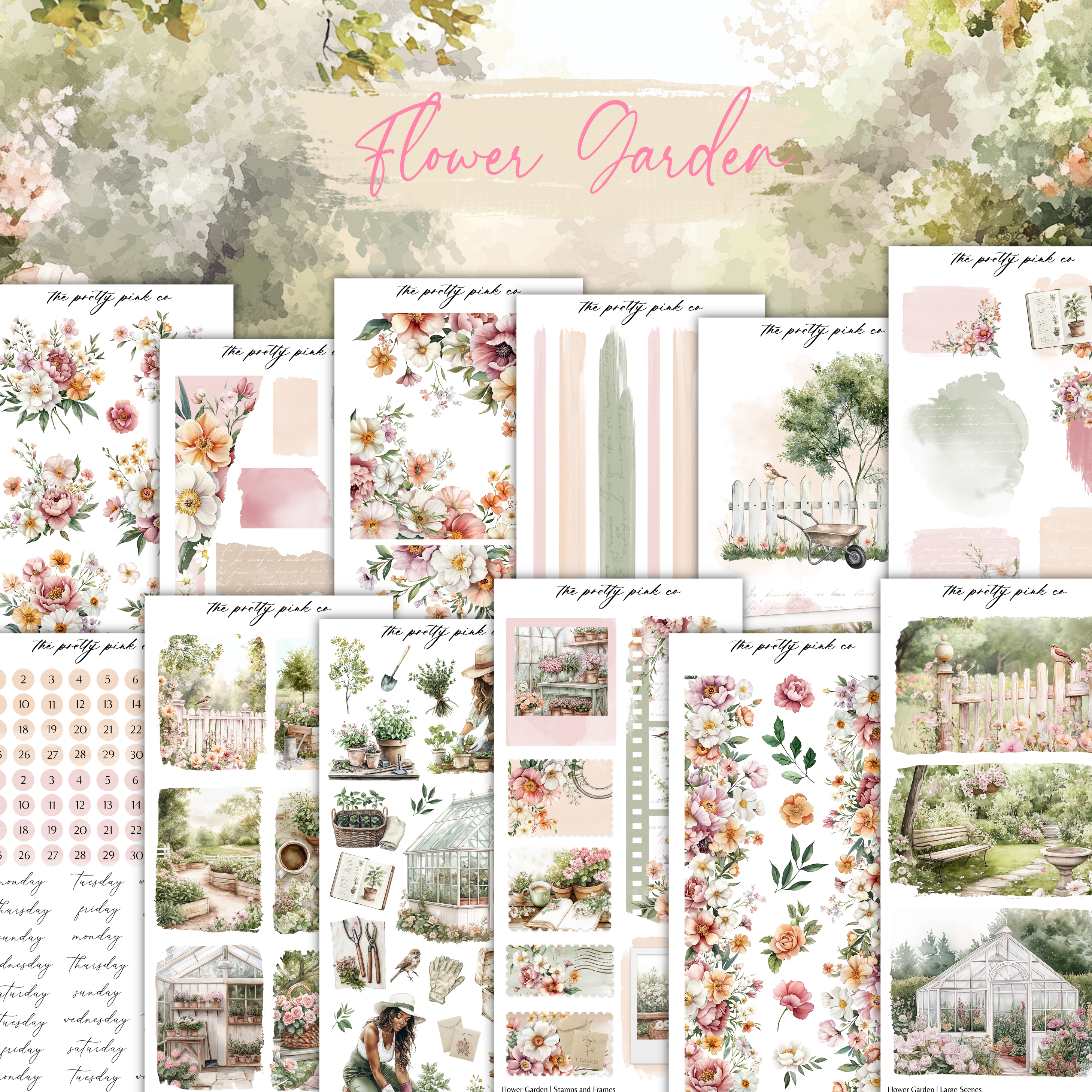 Flower Garden | Decorative Kit