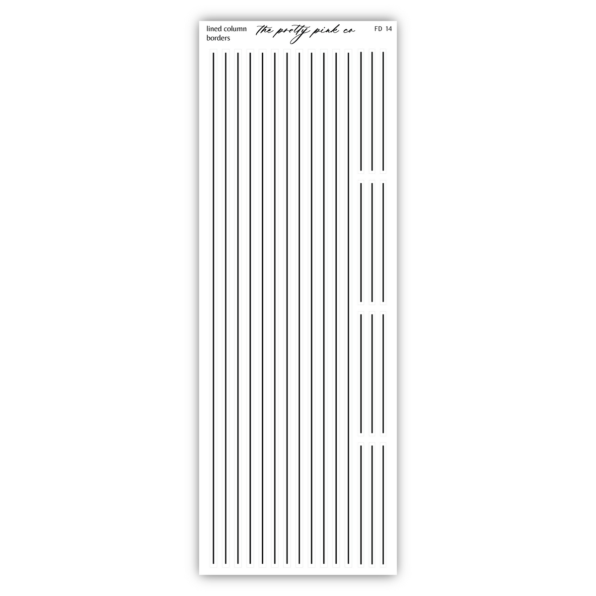 Lined column Borders