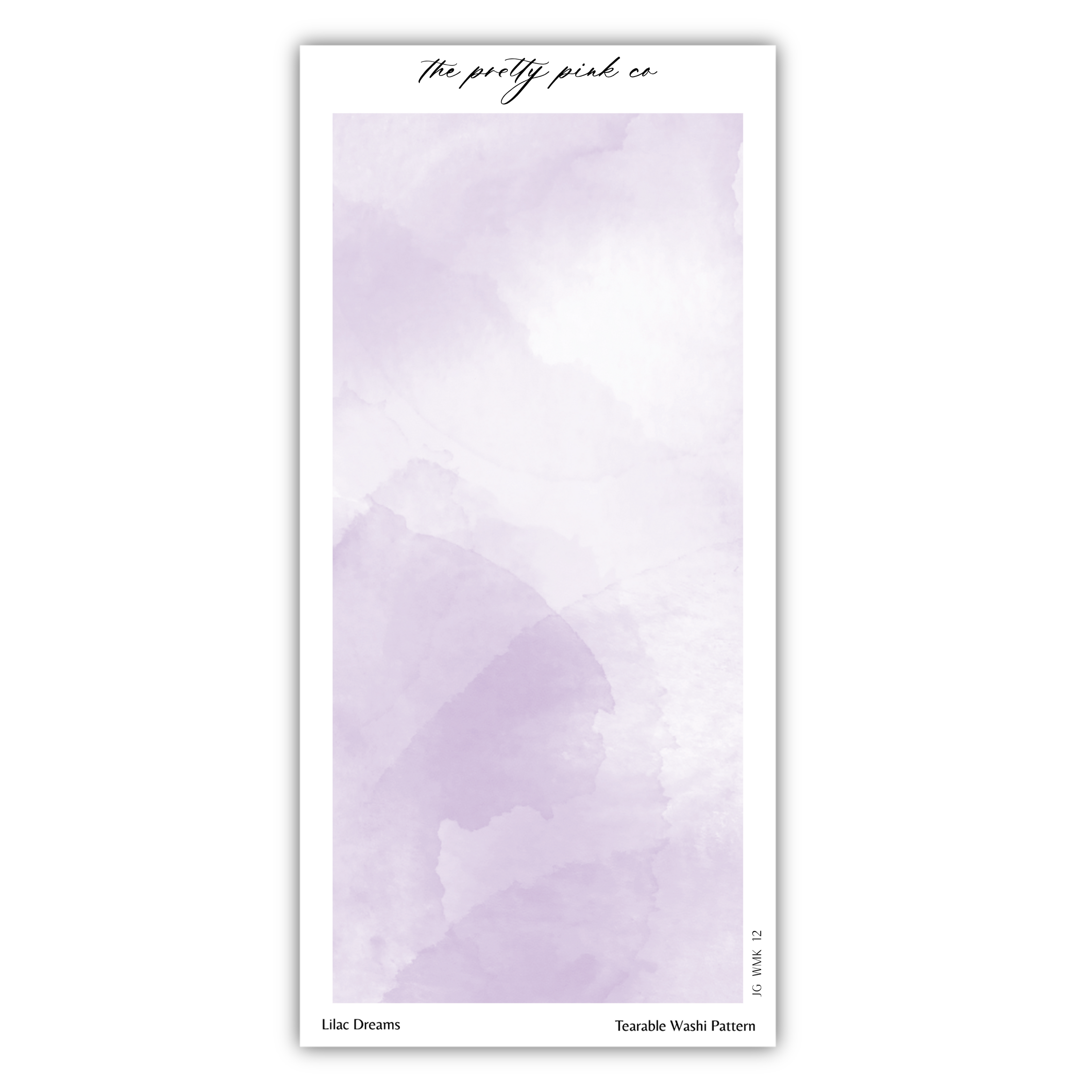 Lilac Dreams | Tearable Washi Pattern