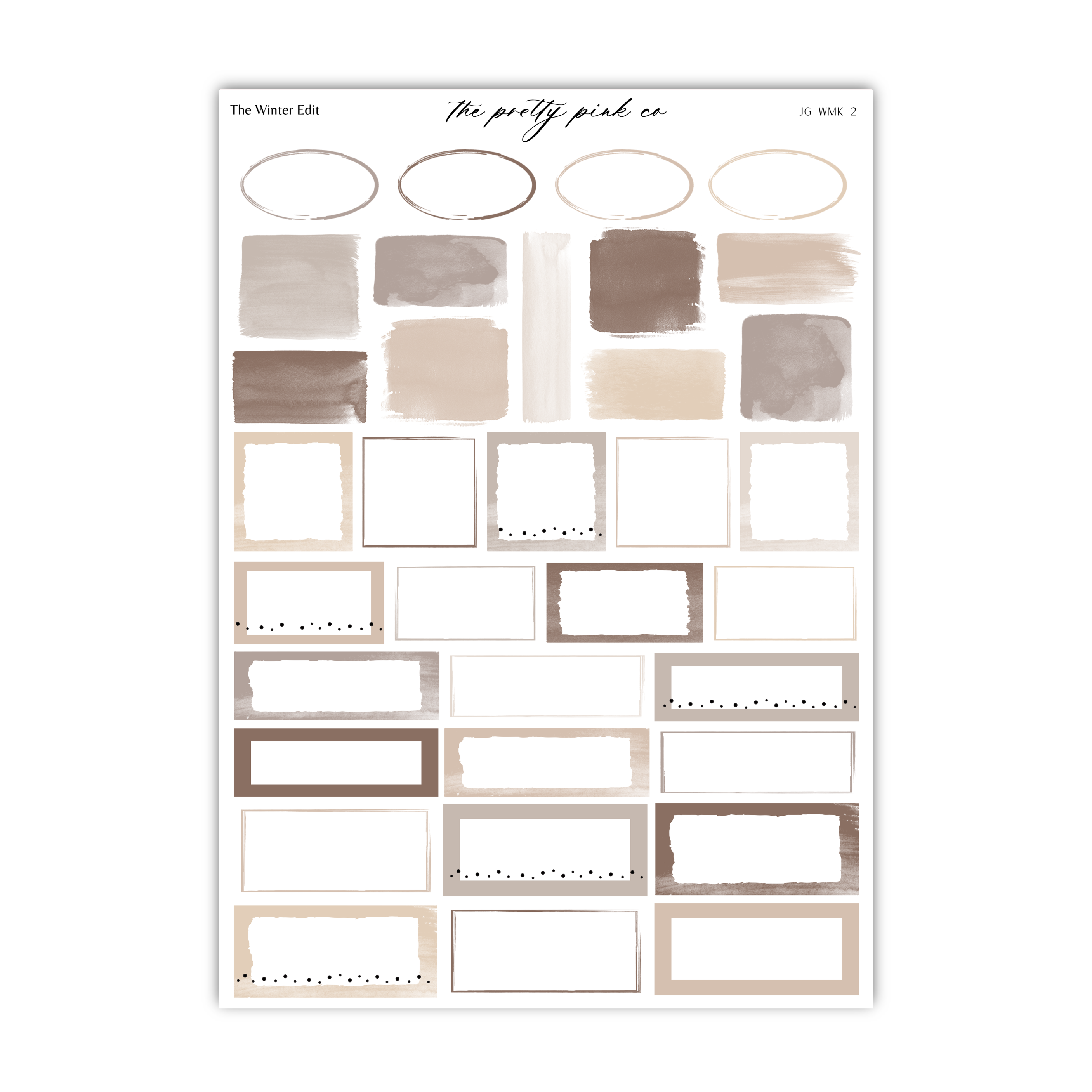 a collection of various shapes and patterns, including circles, rectangles, and squares, arranged in a grid-like pattern. The image does not contain any text or specific details about the objects or their characteristics.