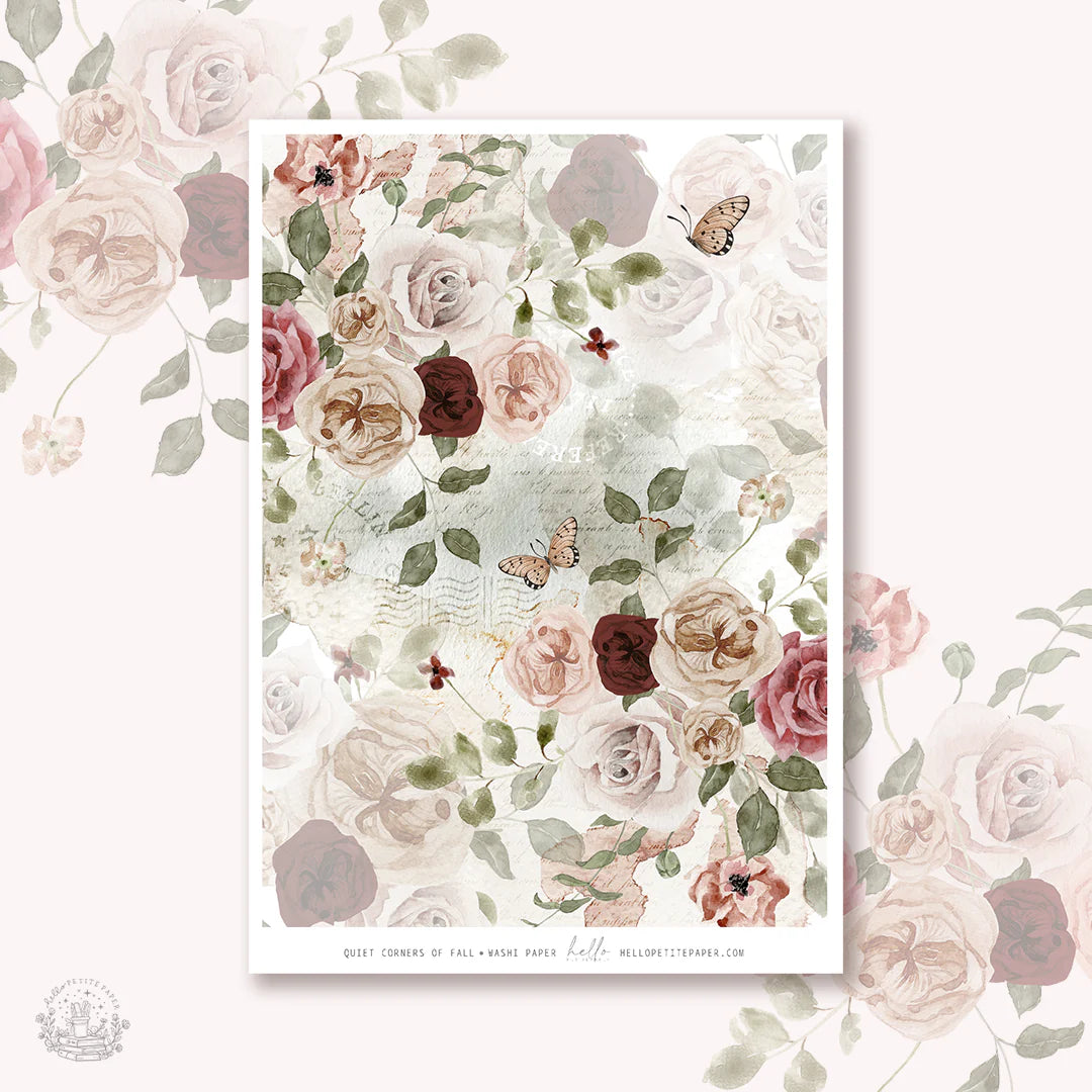 The image is a collage of various floral and butterfly images, including roses, lilies, and butterflies, arranged in a visually appealing manner.