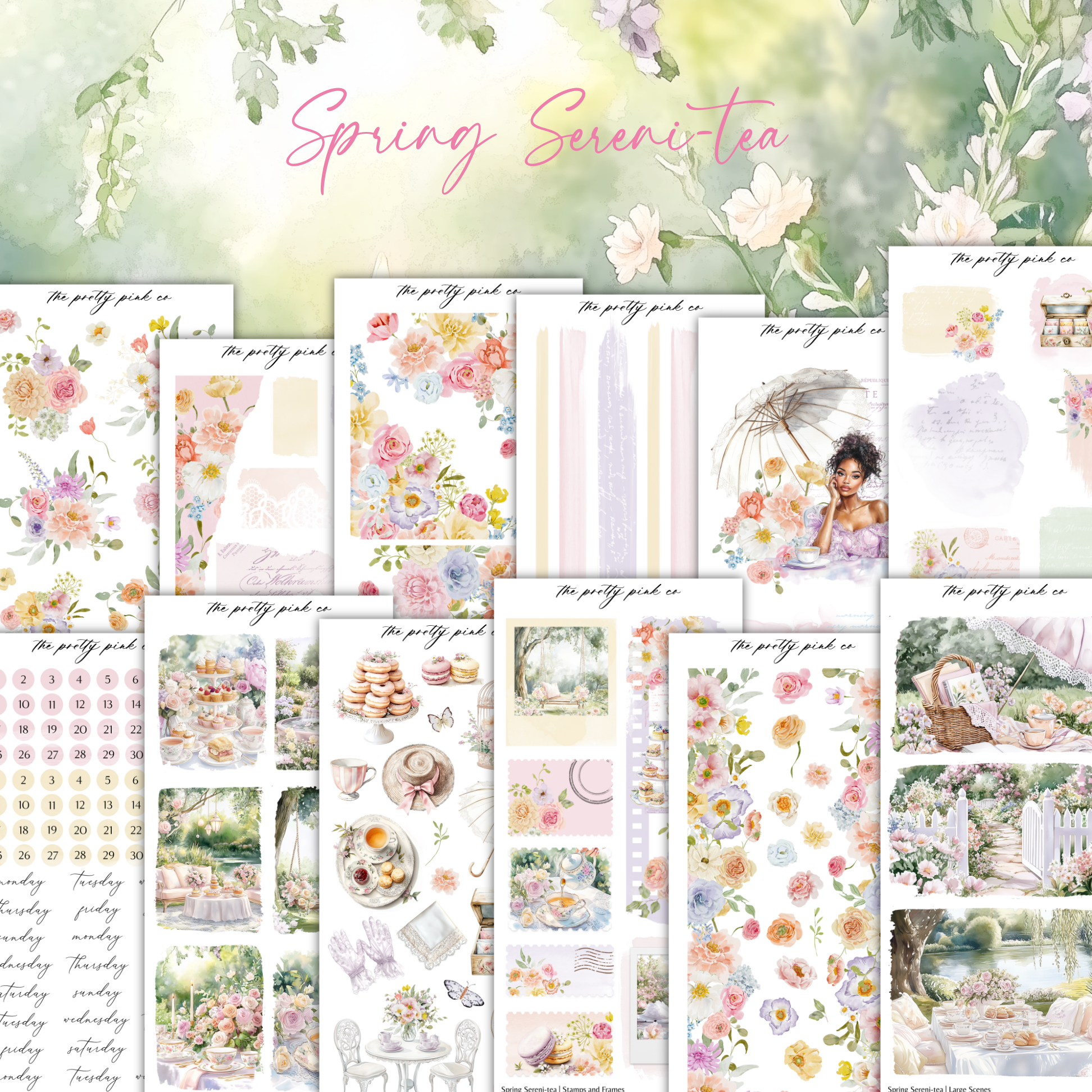 Spring Sereni-tea | Decorative Kit