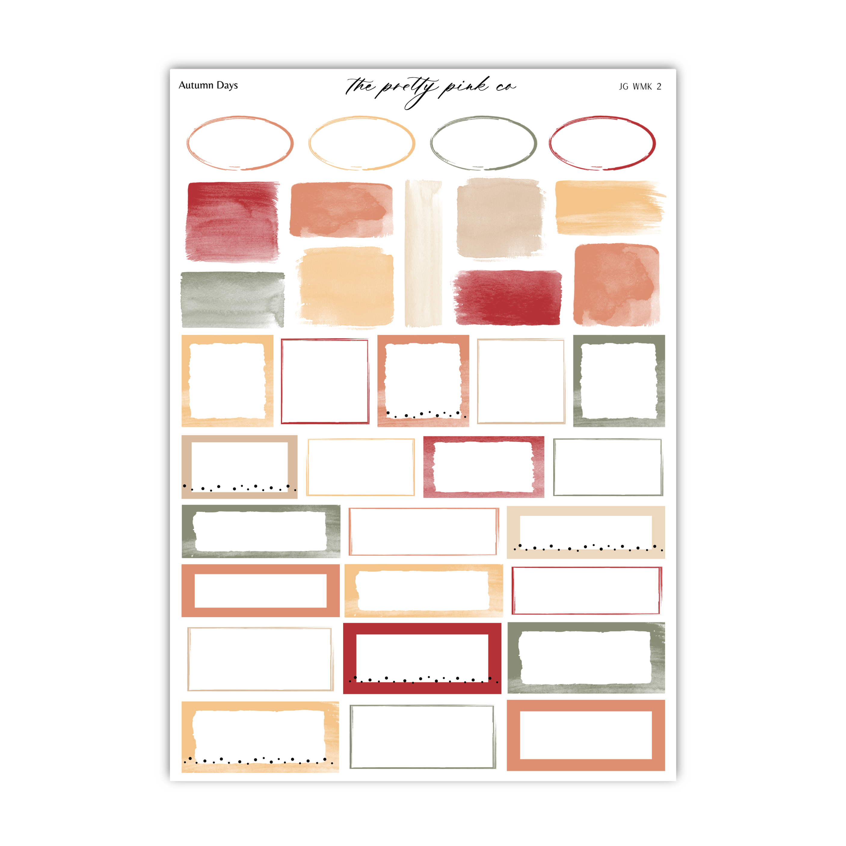 Autumn Days | Foiled Weekly Kit