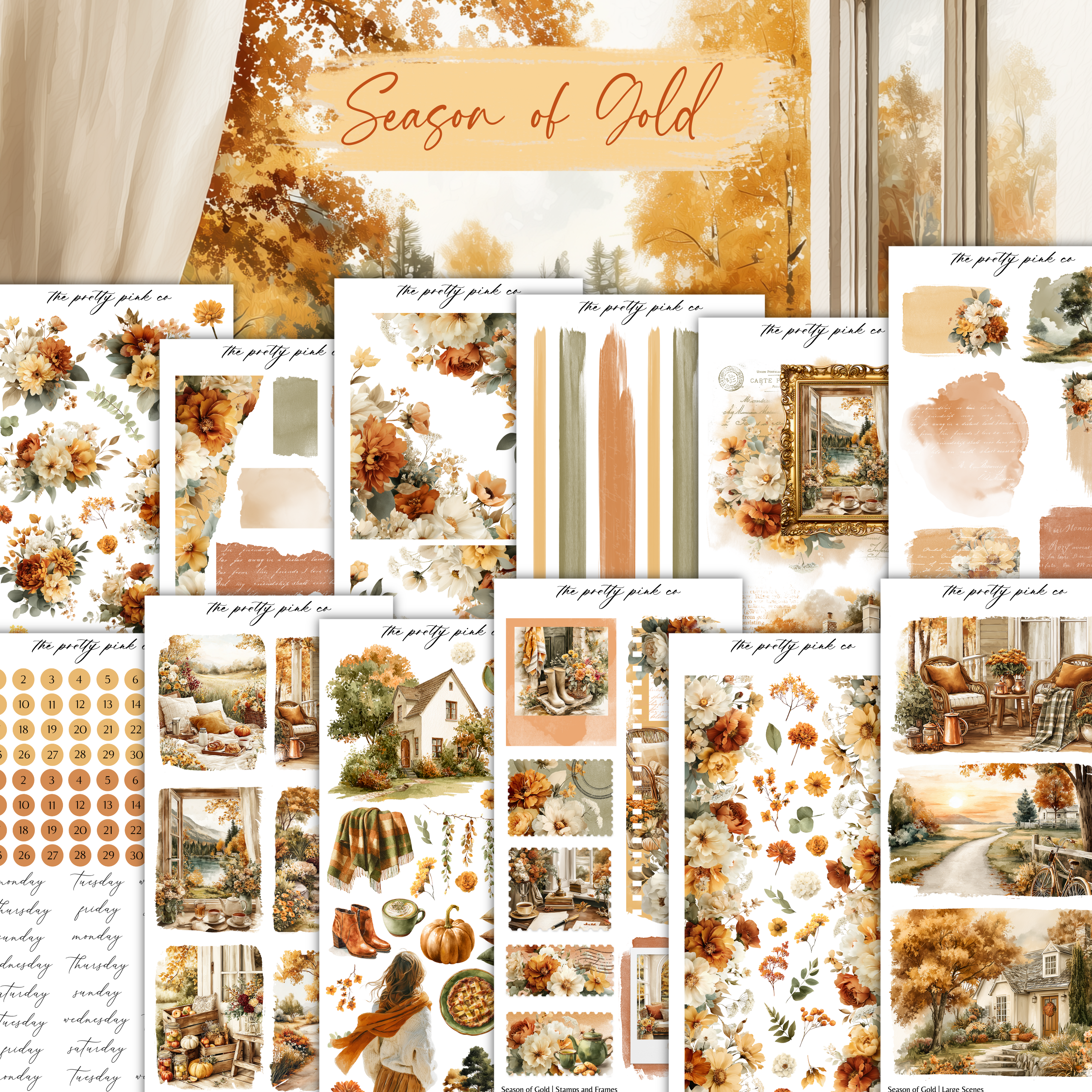 Season of Gold | Decorative Kit