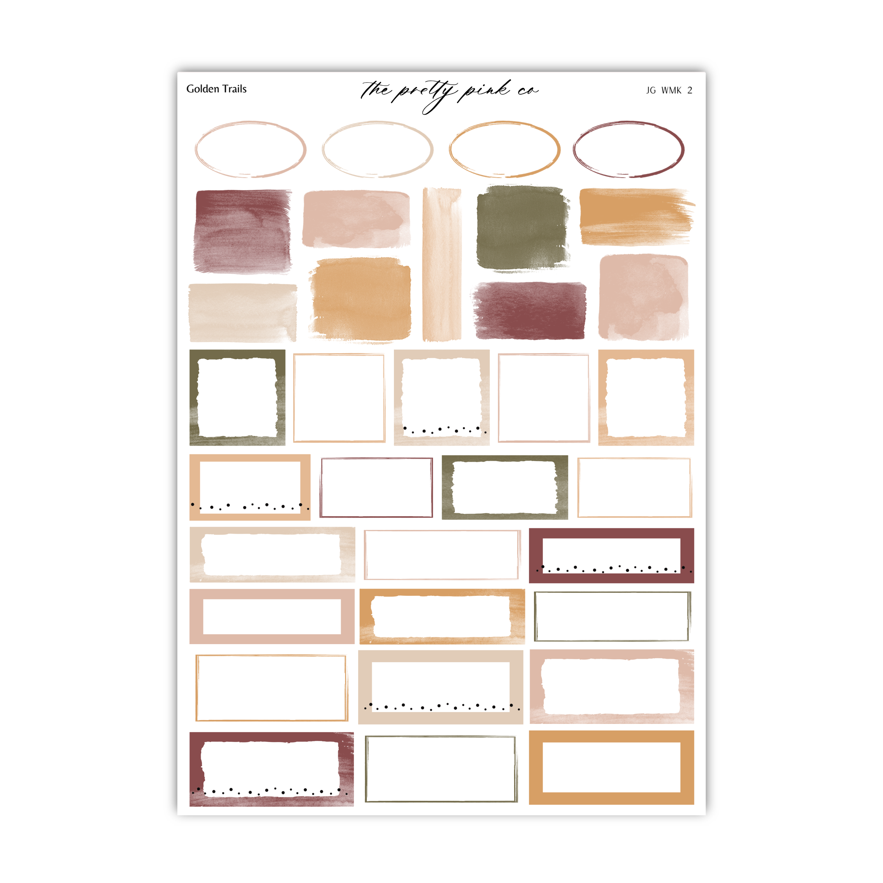 Golden Trails | Foiled Weekly Kit