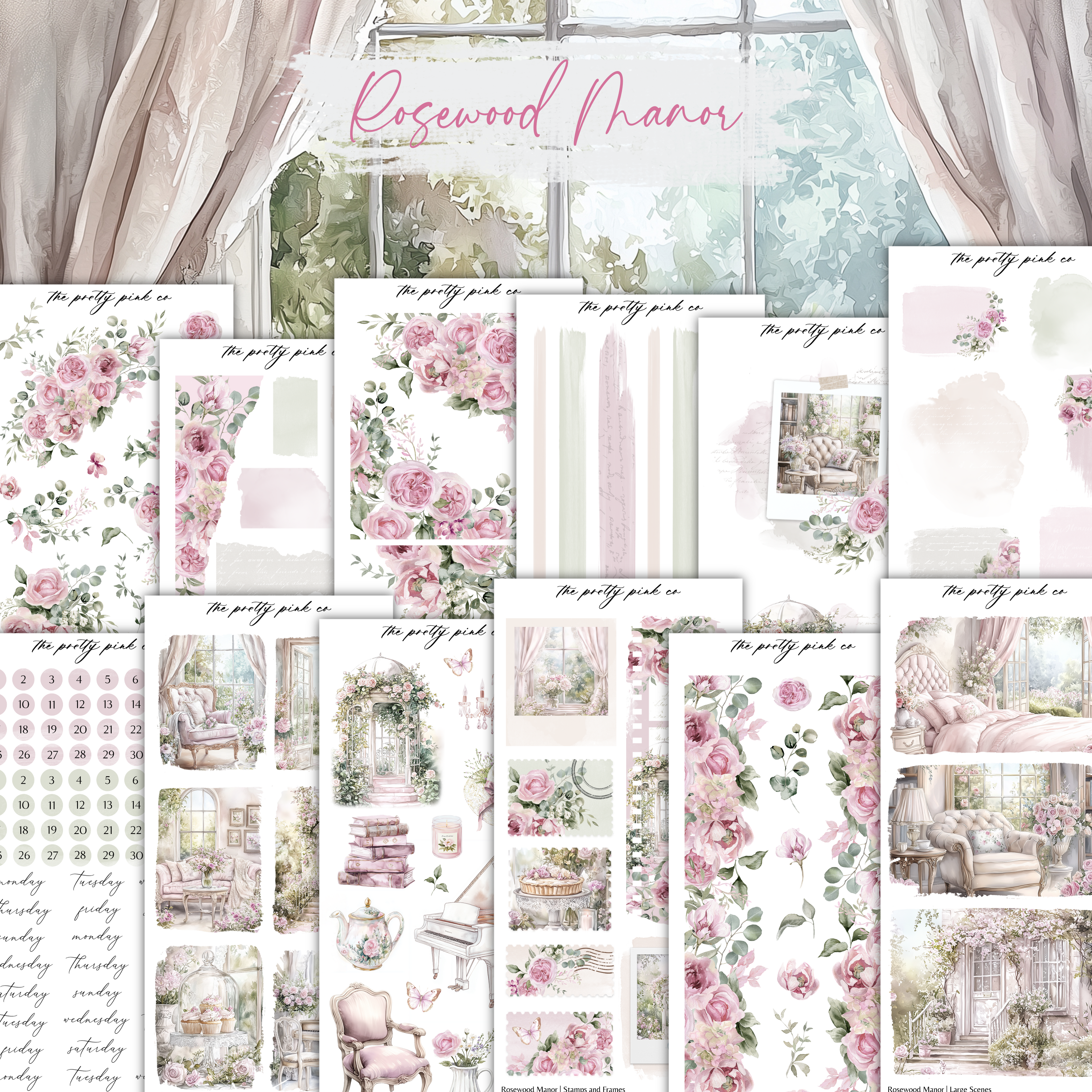 Rosewood Manor | Decorative Kit