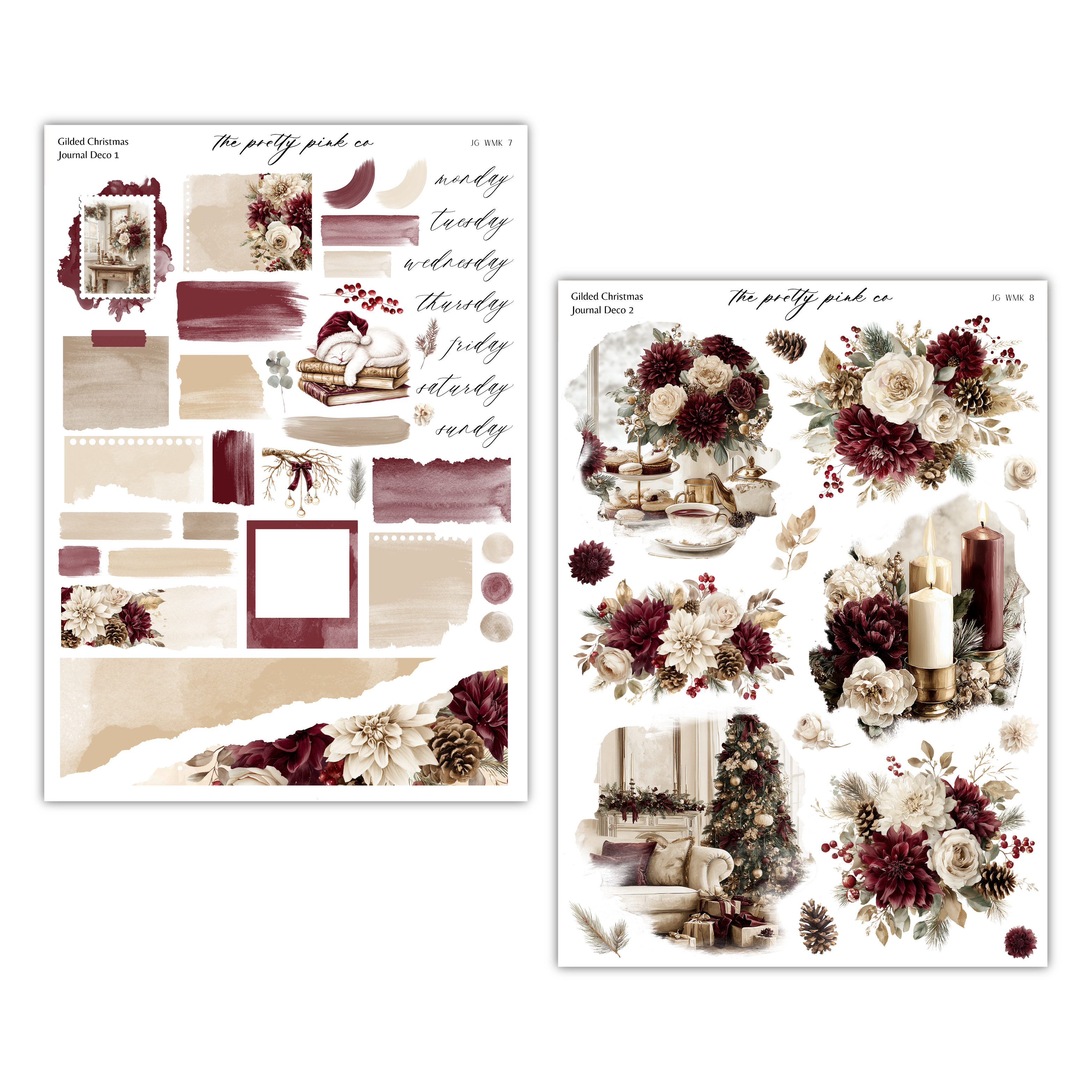 a collage of various floral and decorative elements, including flowers, candles, and other decorative items. The collage appears to be a collection of different images that together create a visually appealing and harmonious composition.