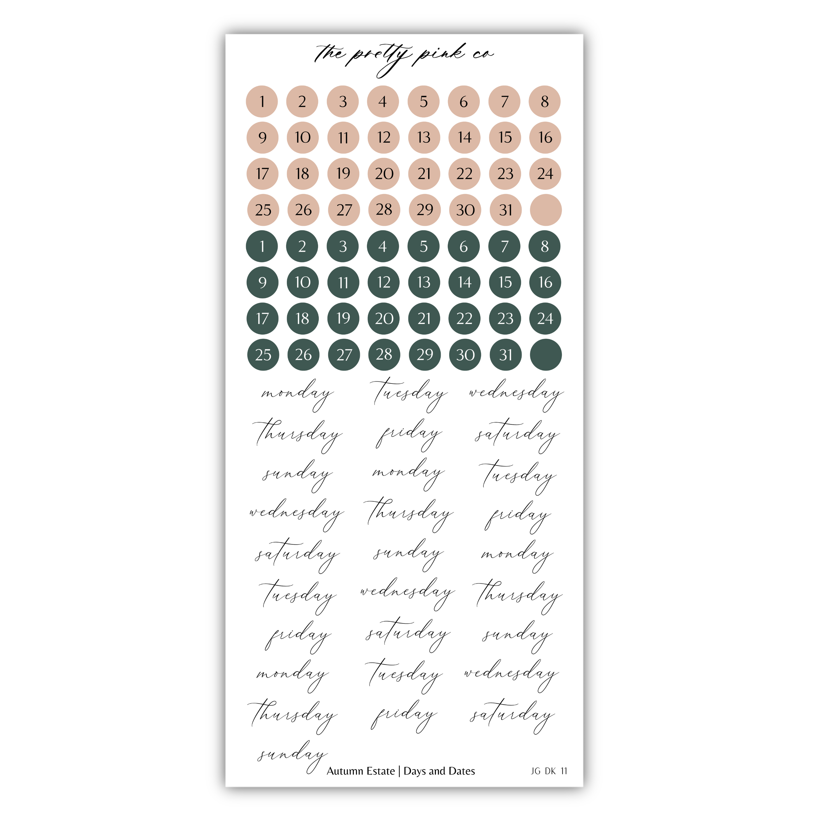 Autumn Estate | Decorative Kit