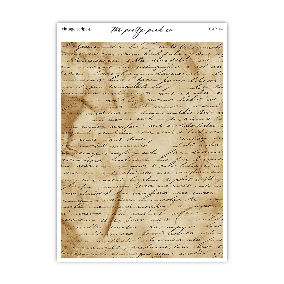 Vintage Script Examples Vintage Script 4