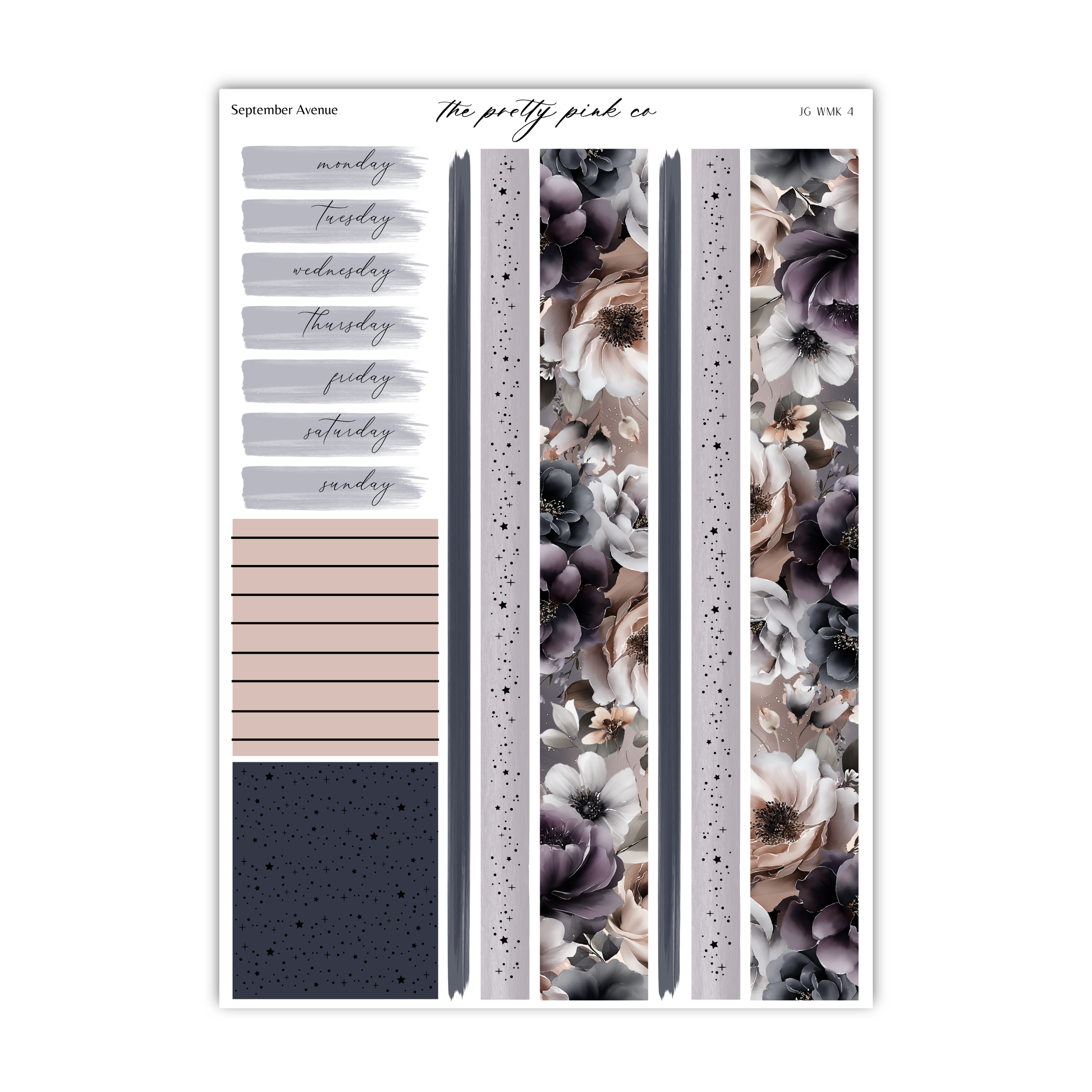The image is a collage of various elements, including a floral pattern, a striped pattern, and a textured background. The collage appears to be a creative and visually appealing design, but it does not contain any text.