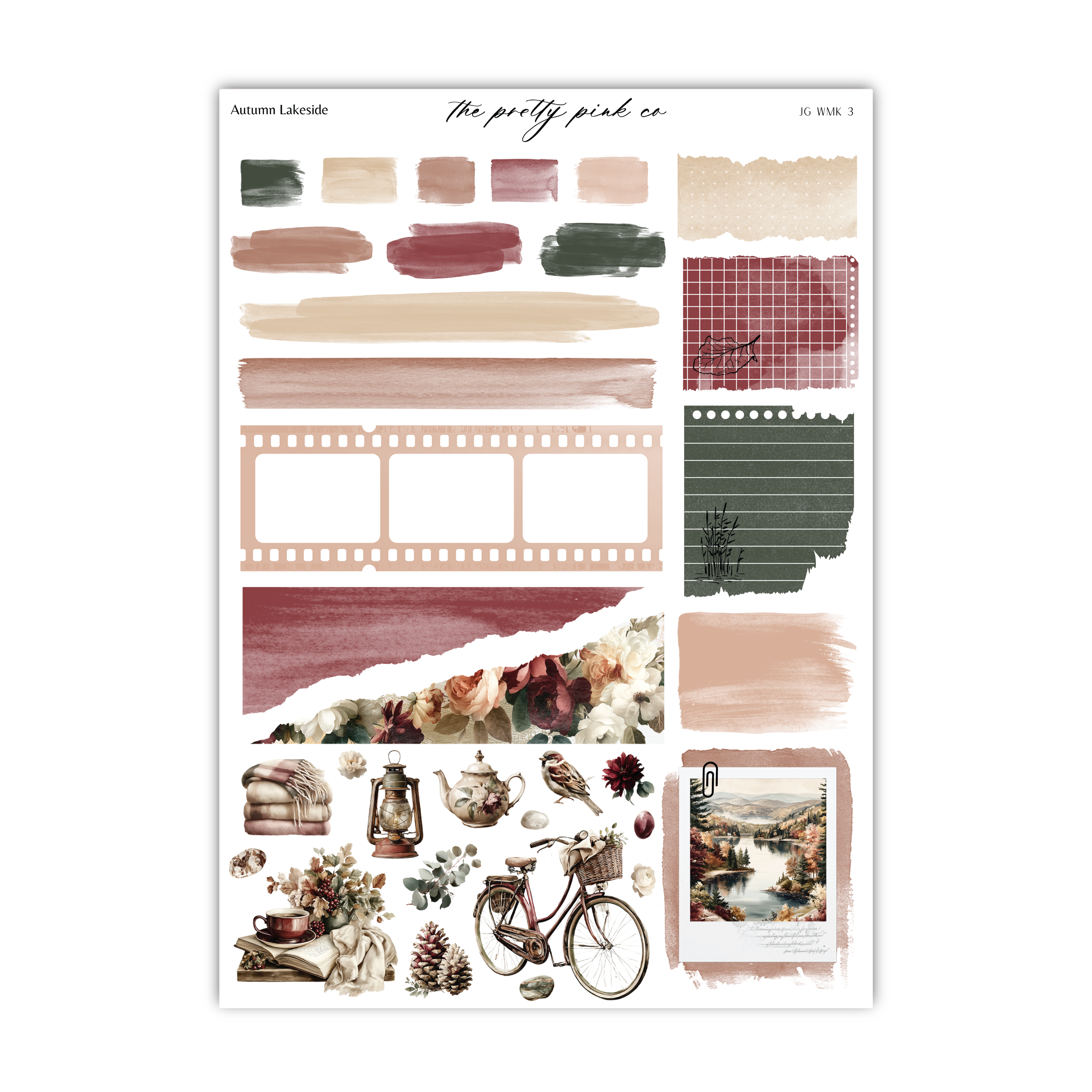 Autumn Lakeside | Foiled Weekly Kit
