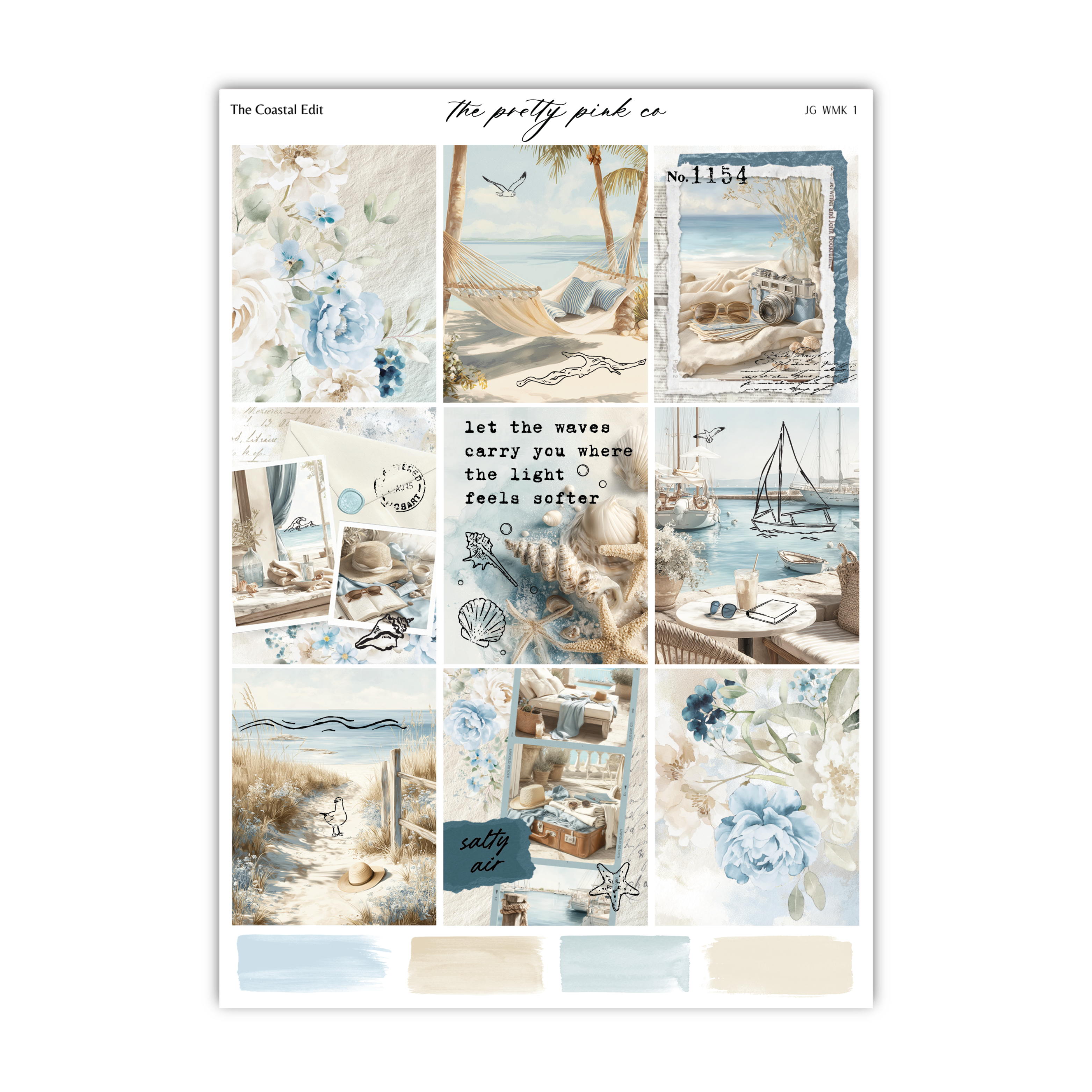 The Coastal Edit | Foiled Weekly Kit