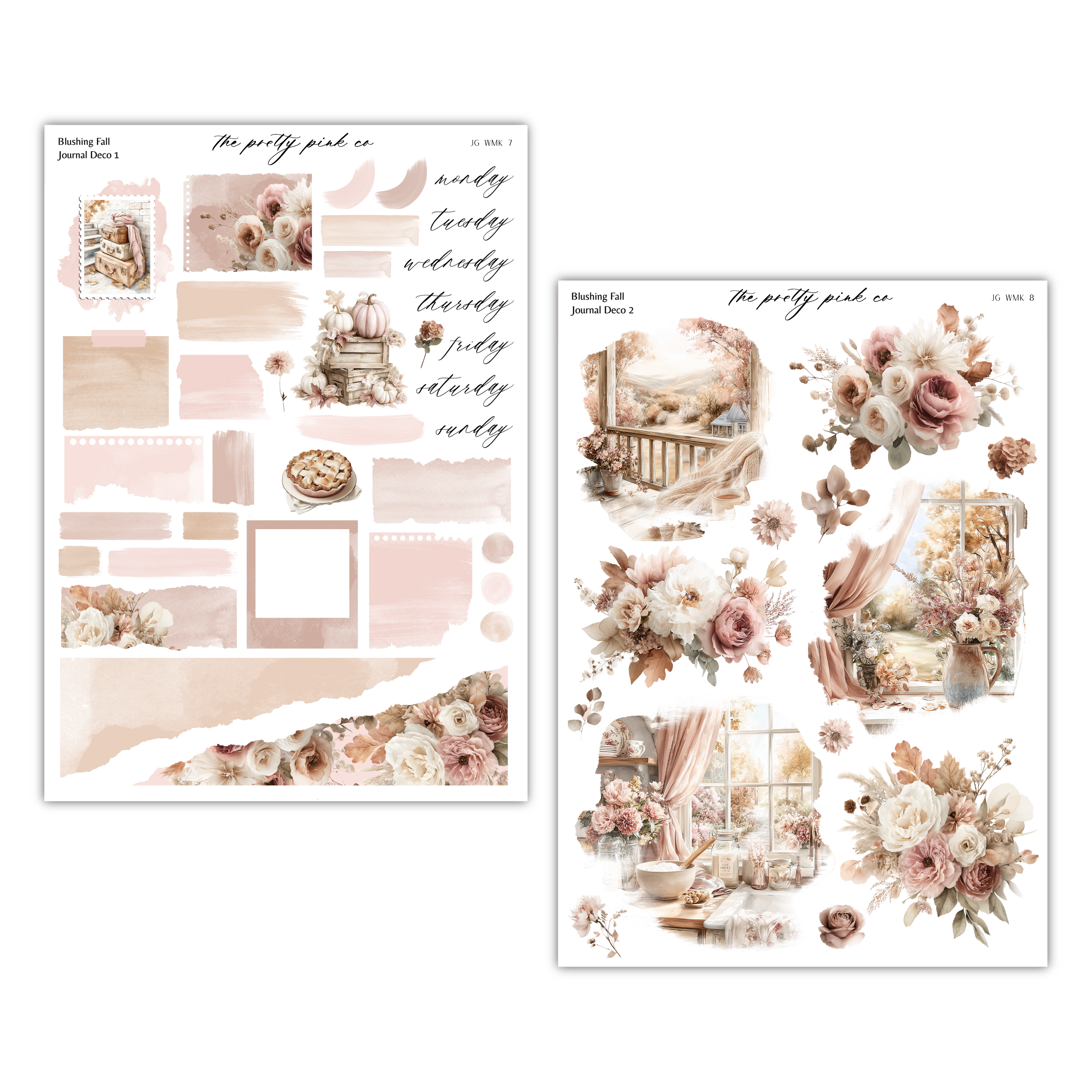 Blushing Fall | Journaling Kit