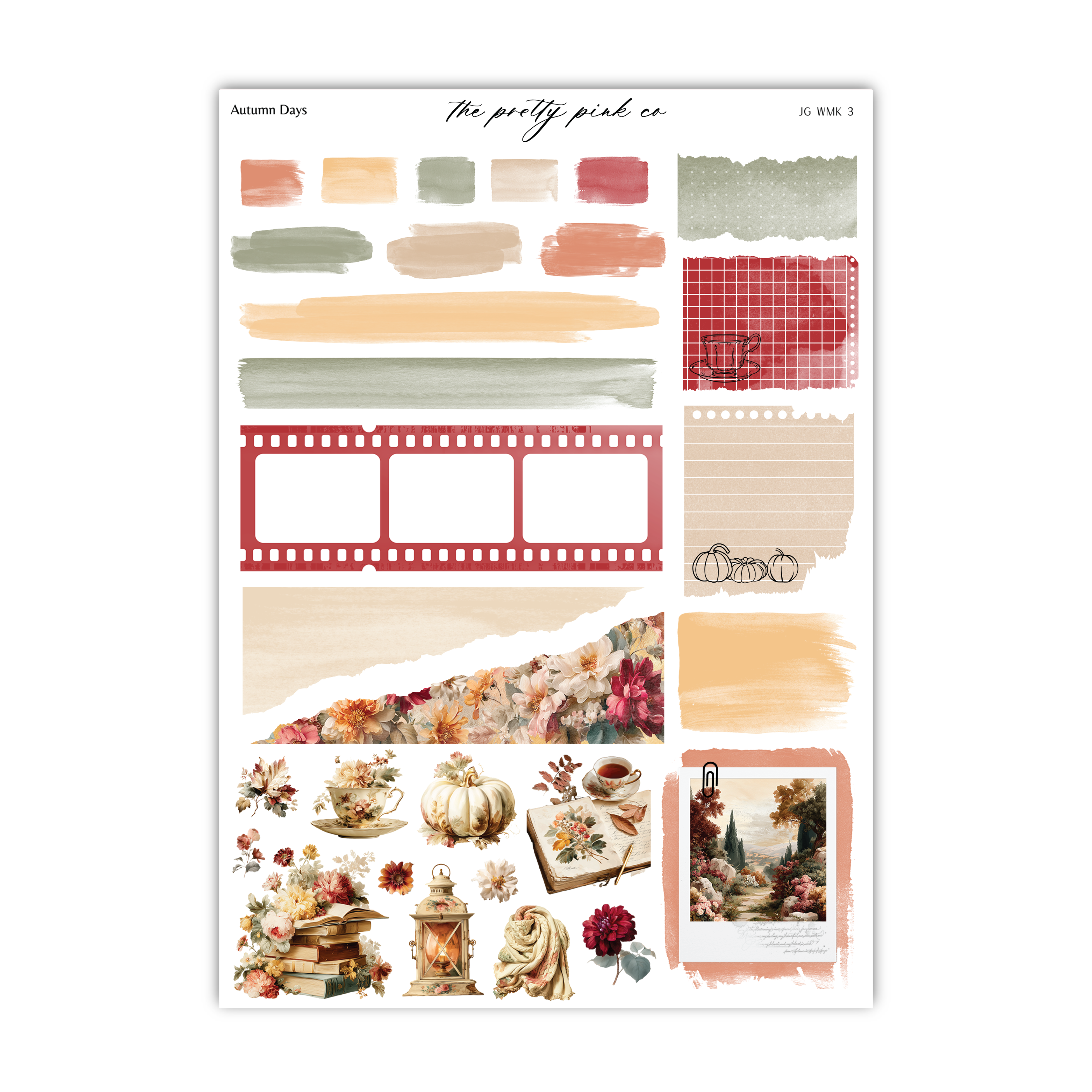 Autumn Days | Foiled Weekly Kit