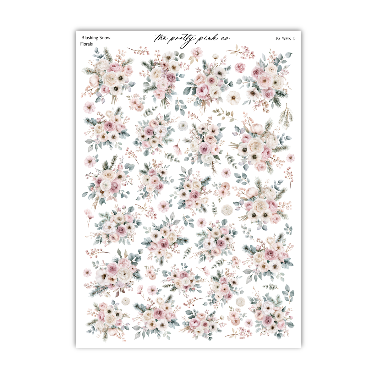 The image is a collage of various floral images, including different types of flowers and plants, arranged in a grid-like pattern.