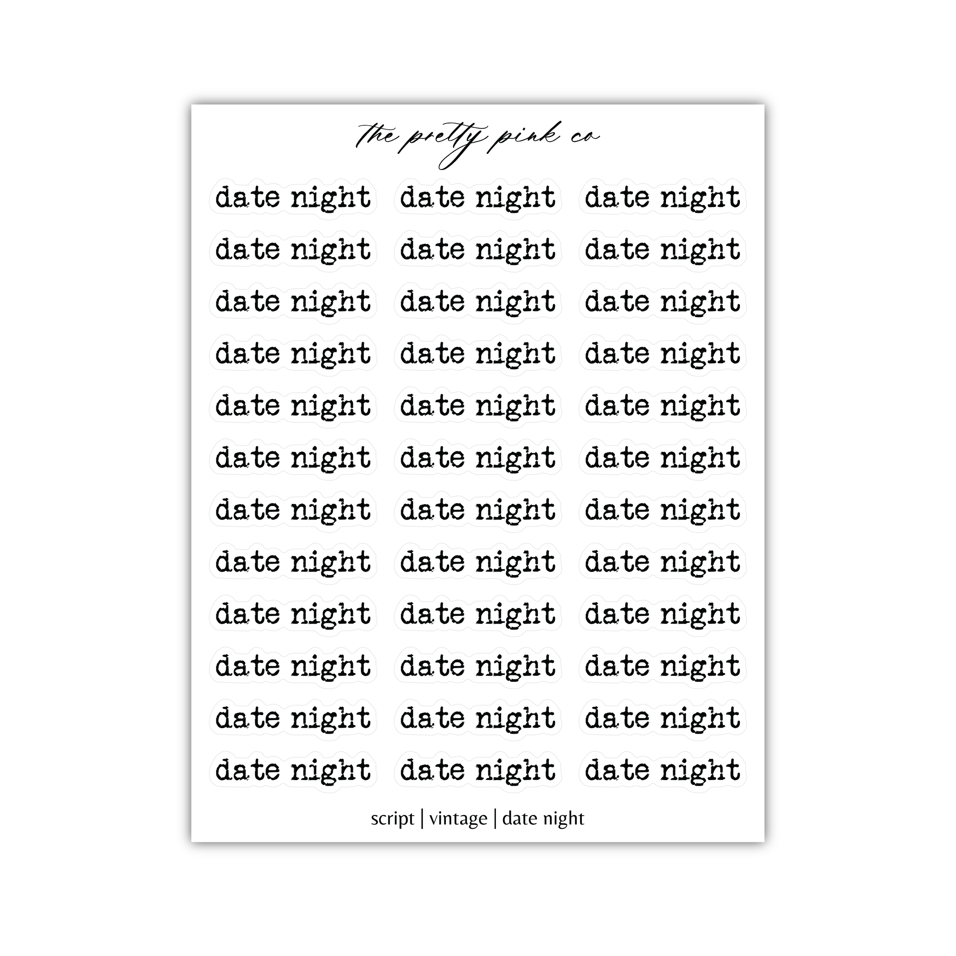 a paper with a quote on it that says date night