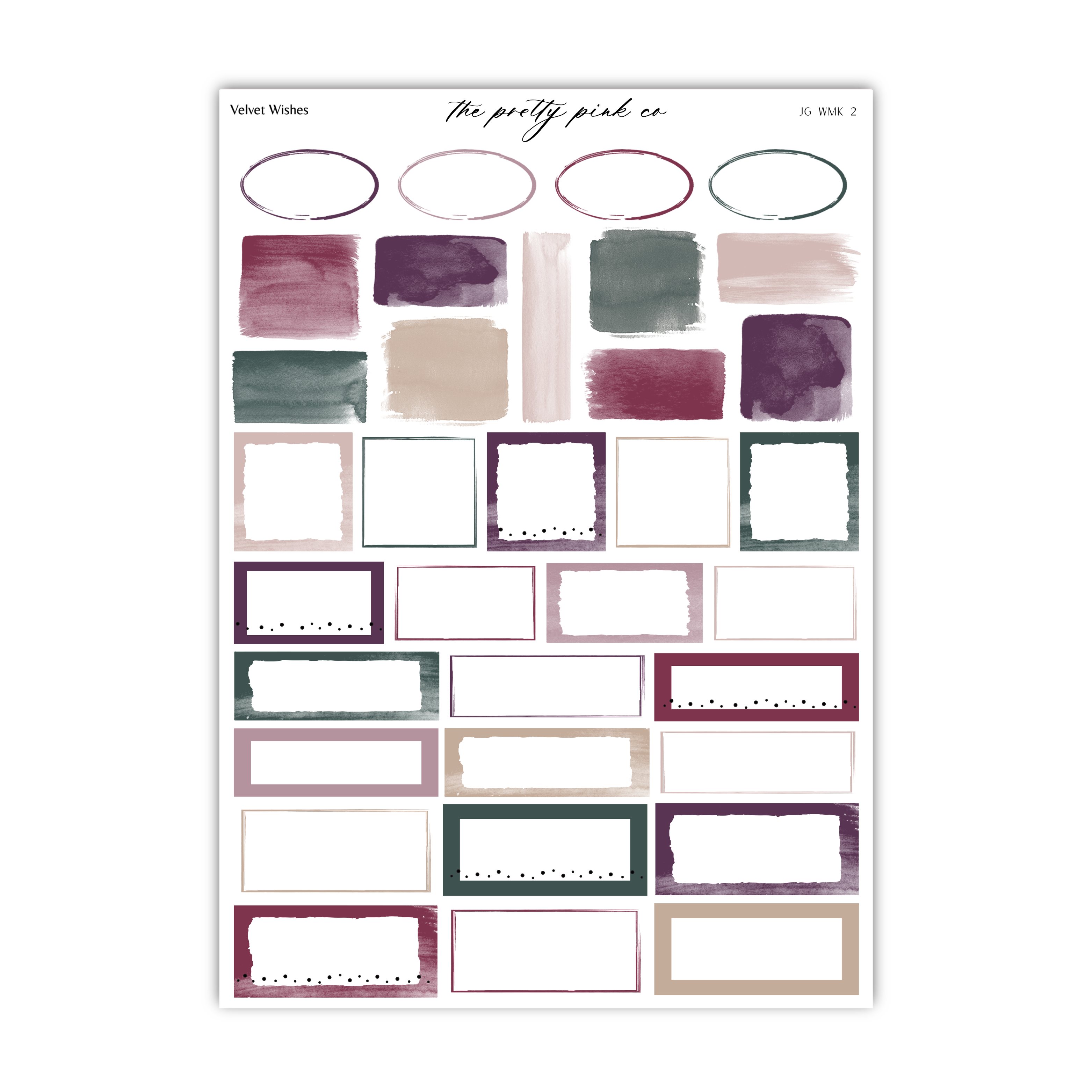 a collection of various shapes and patterns, including circles, rectangles, and squares, arranged in a grid-like pattern. The image does not contain any text or specific details about the objects or their characteristics.