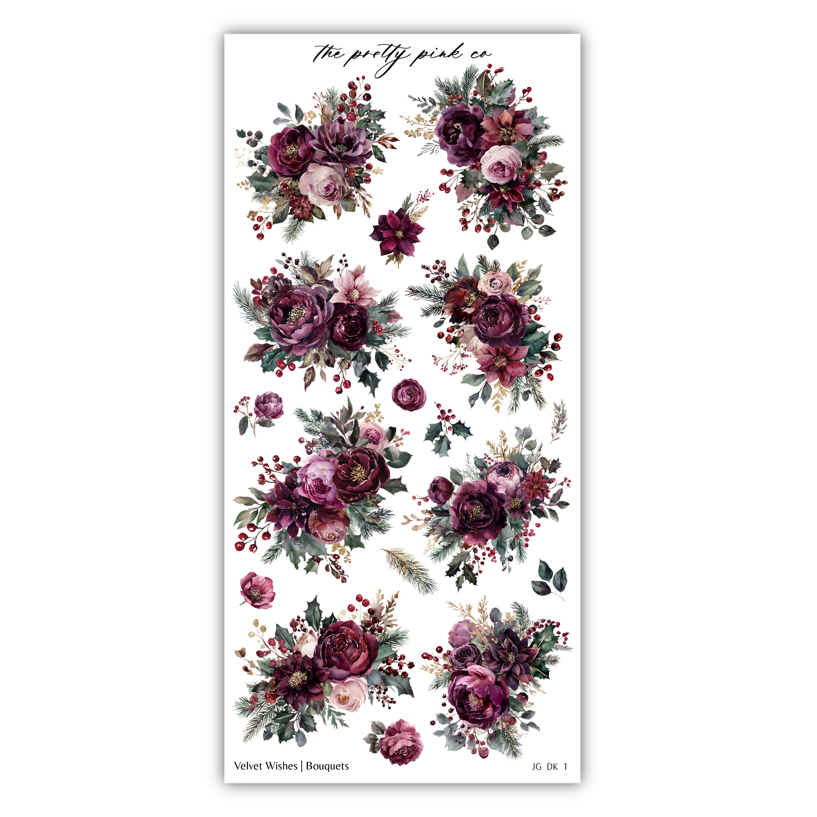 a collection of floral arrangements, including various types of flowers and foliage, arranged in a visually appealing manner.