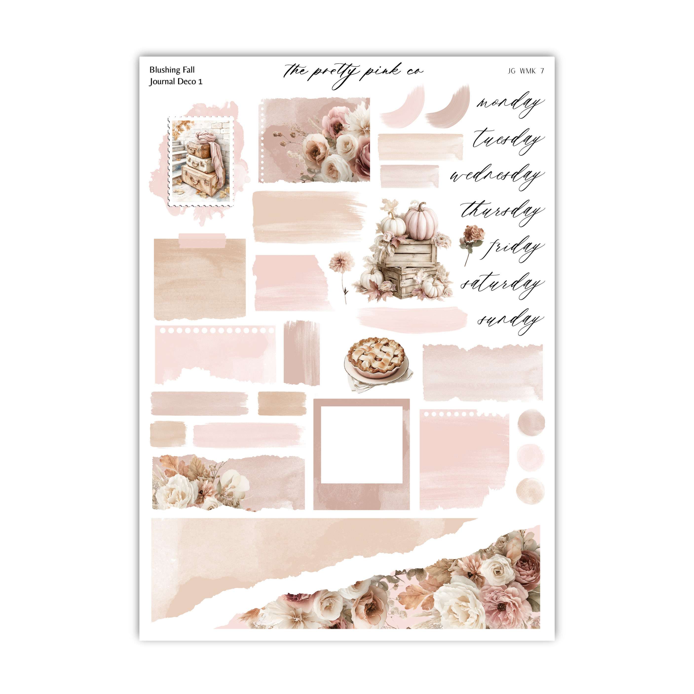 Blushing Fall | Journaling Kit