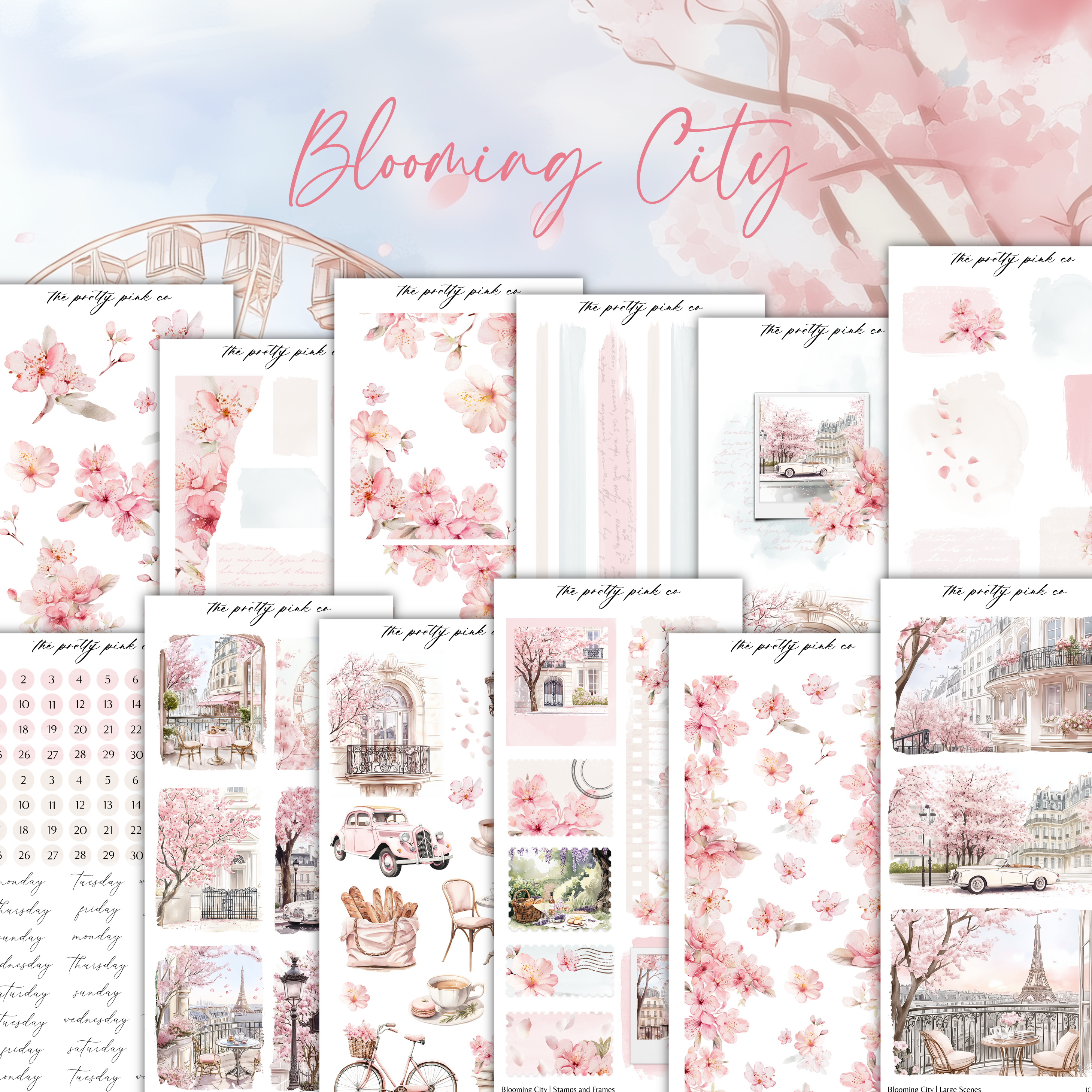 Blooming City | Decorative Kit