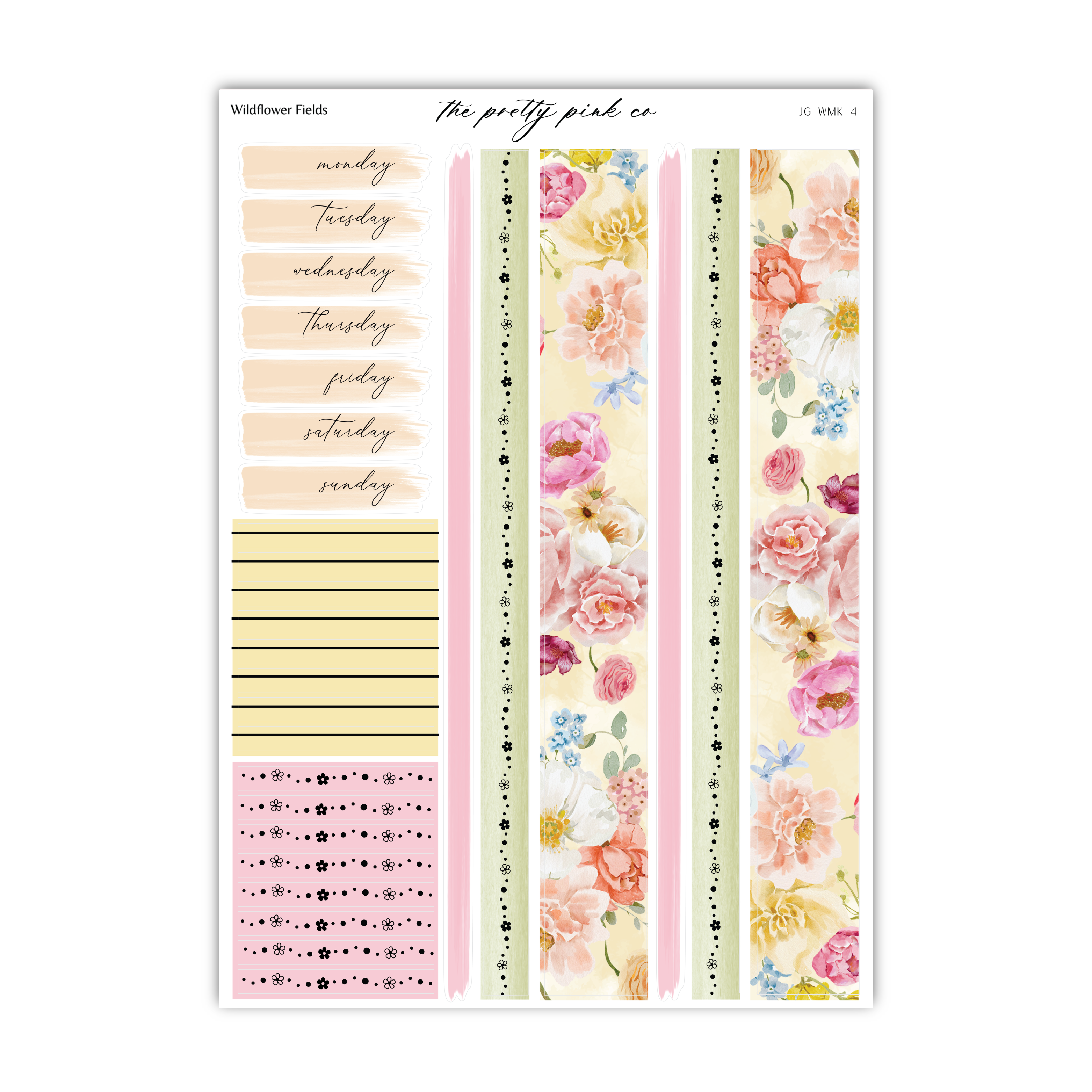 Wildflower Fields | Foiled Weekly Kit