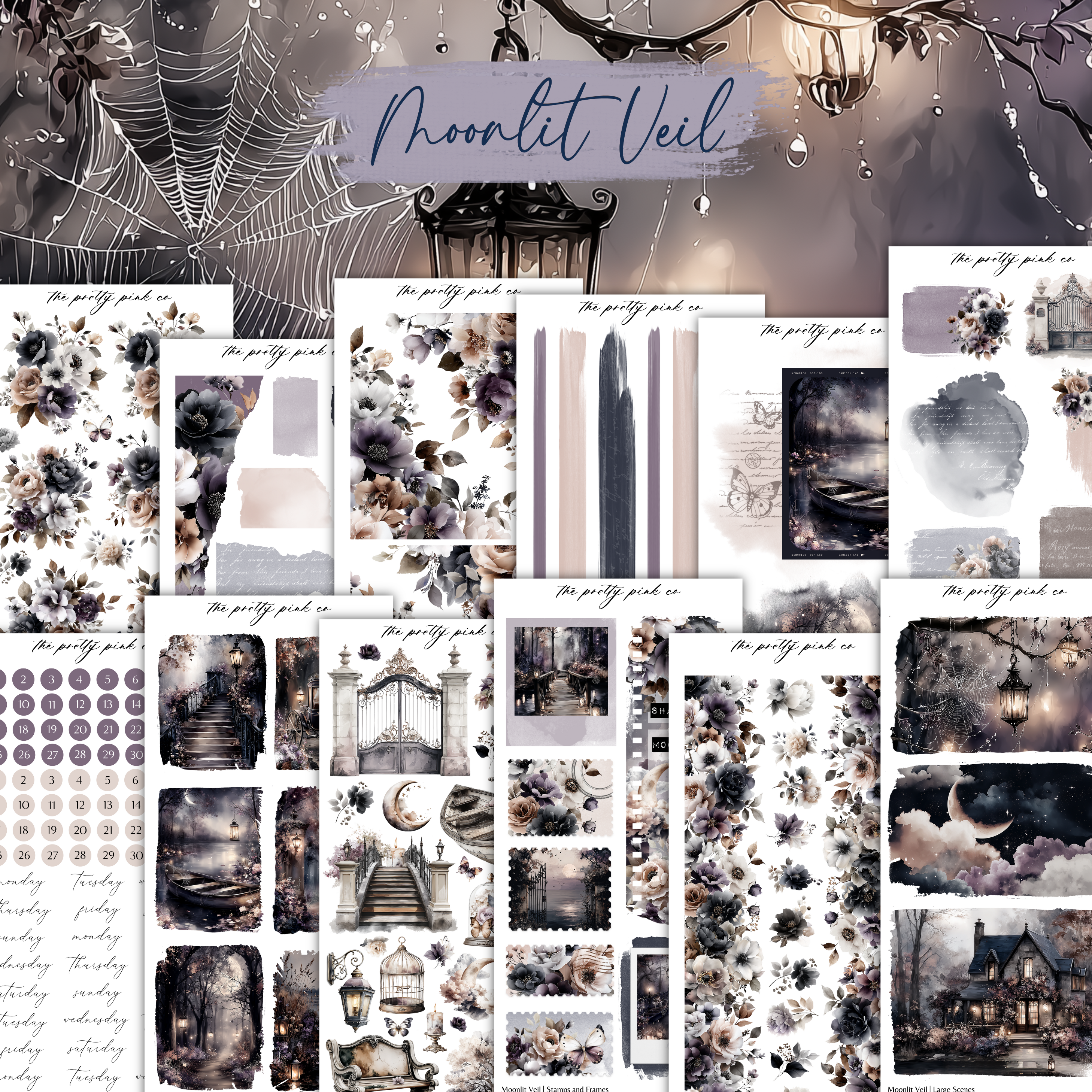 Moonlit Veil | Decorative Kit