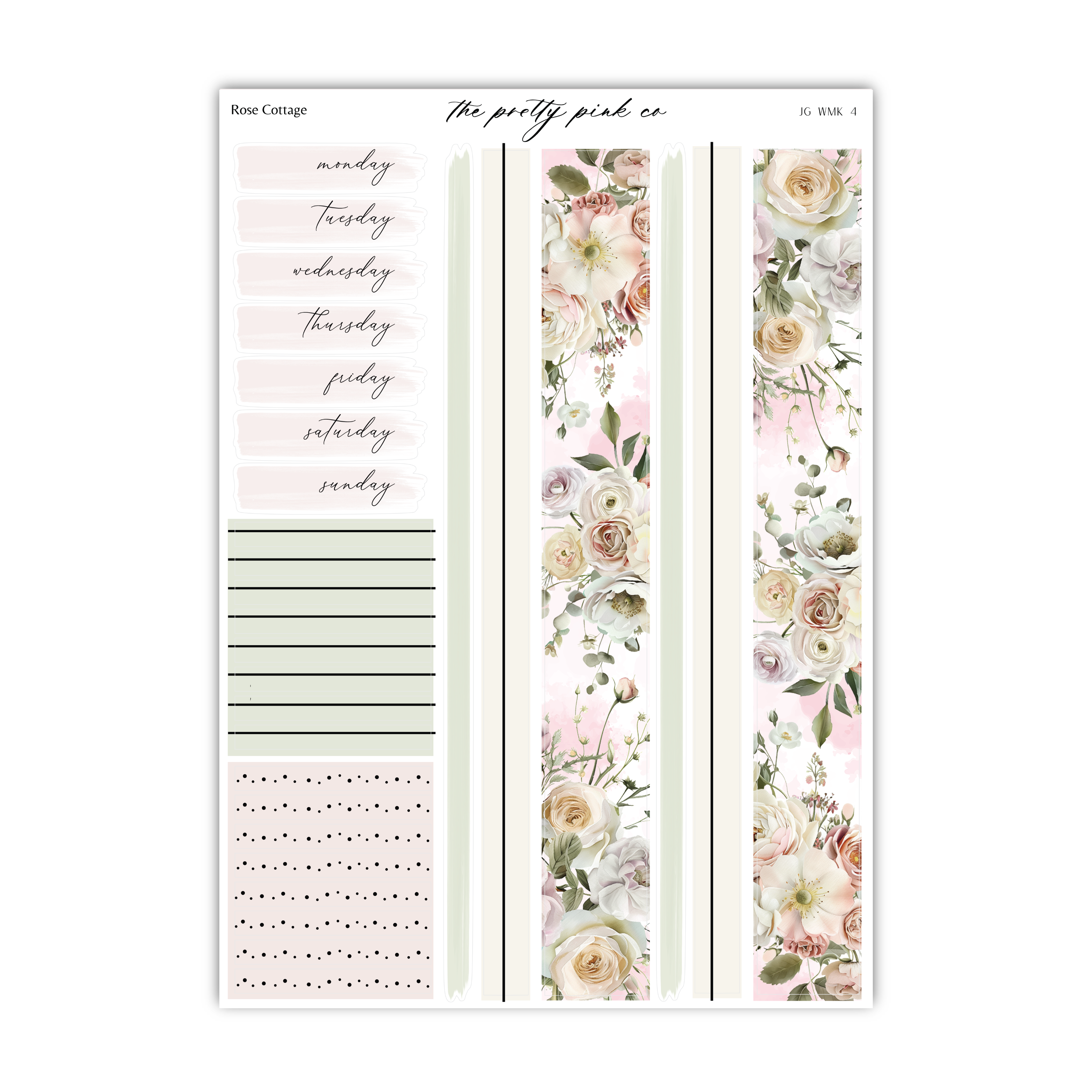 Rose Cottage | Foiled Weekly Kit