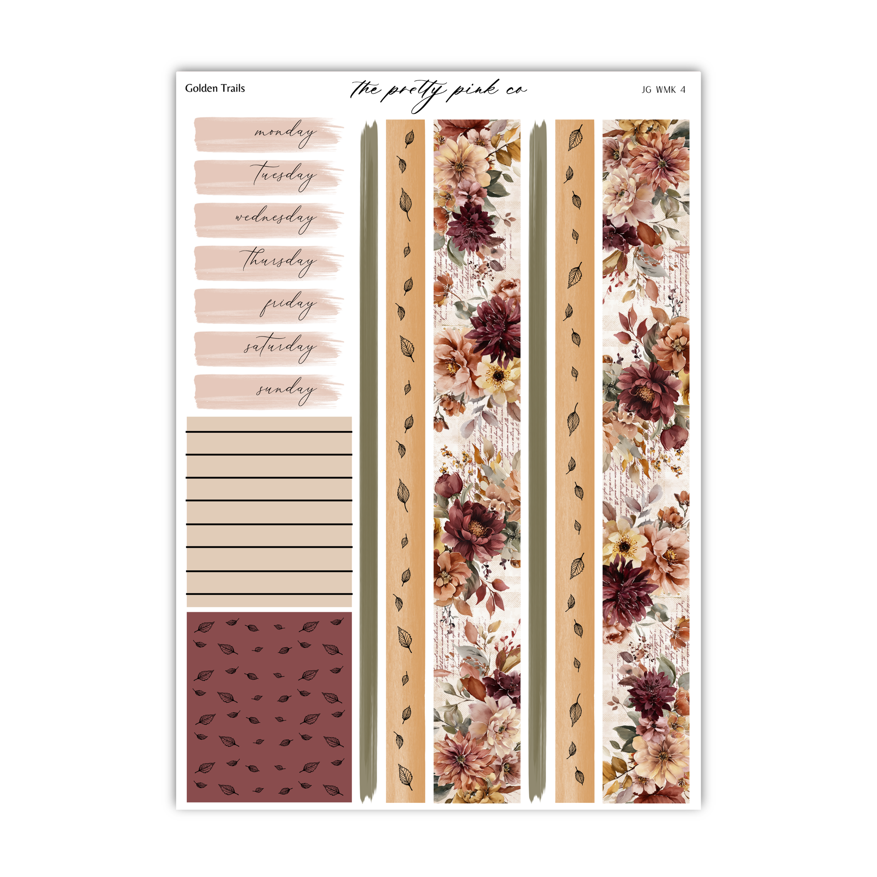 Golden Trails | Foiled Weekly Kit