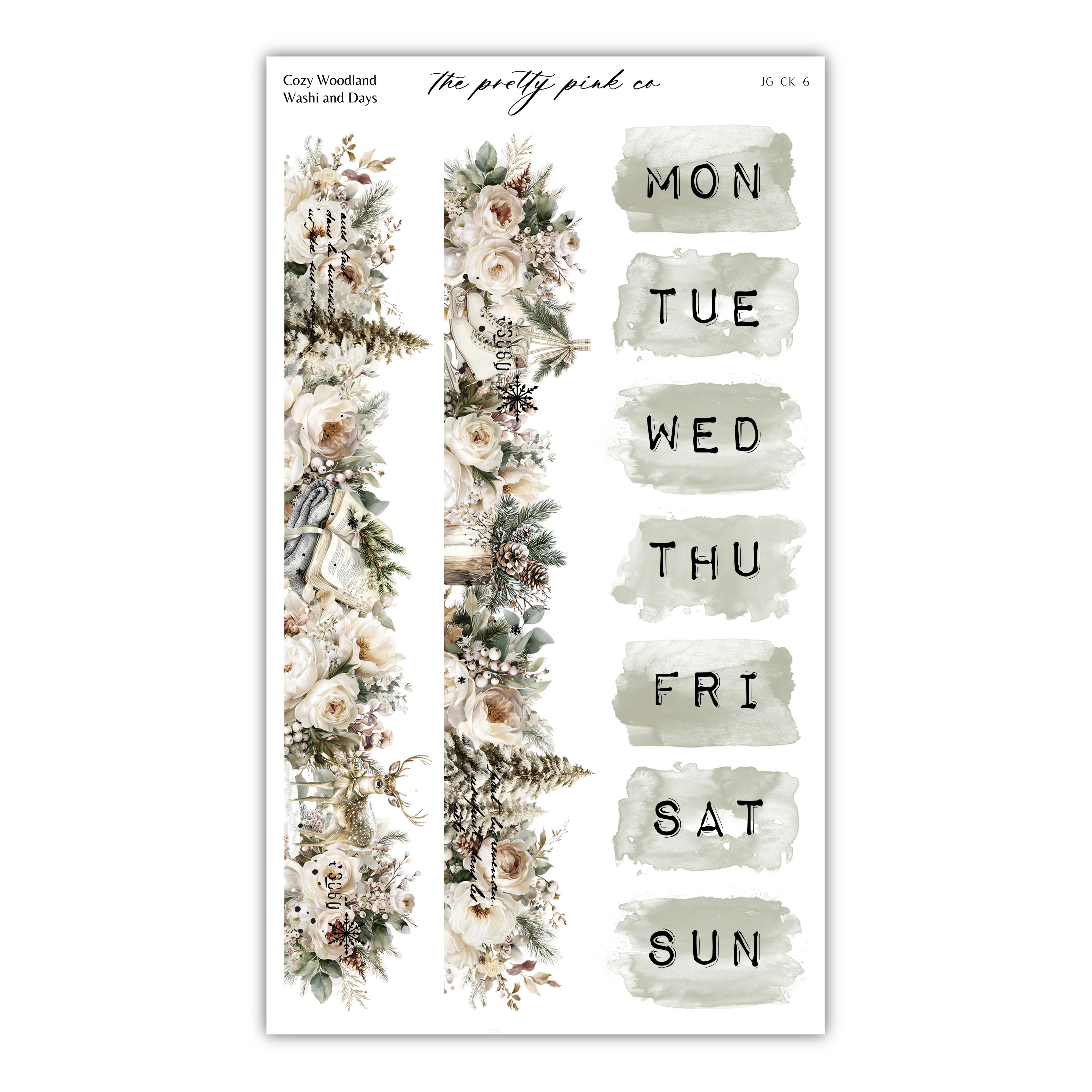 The image is a collage of various floral and nature-themed images, including flowers, leaves, and pine cones, arranged in a visually appealing manner.