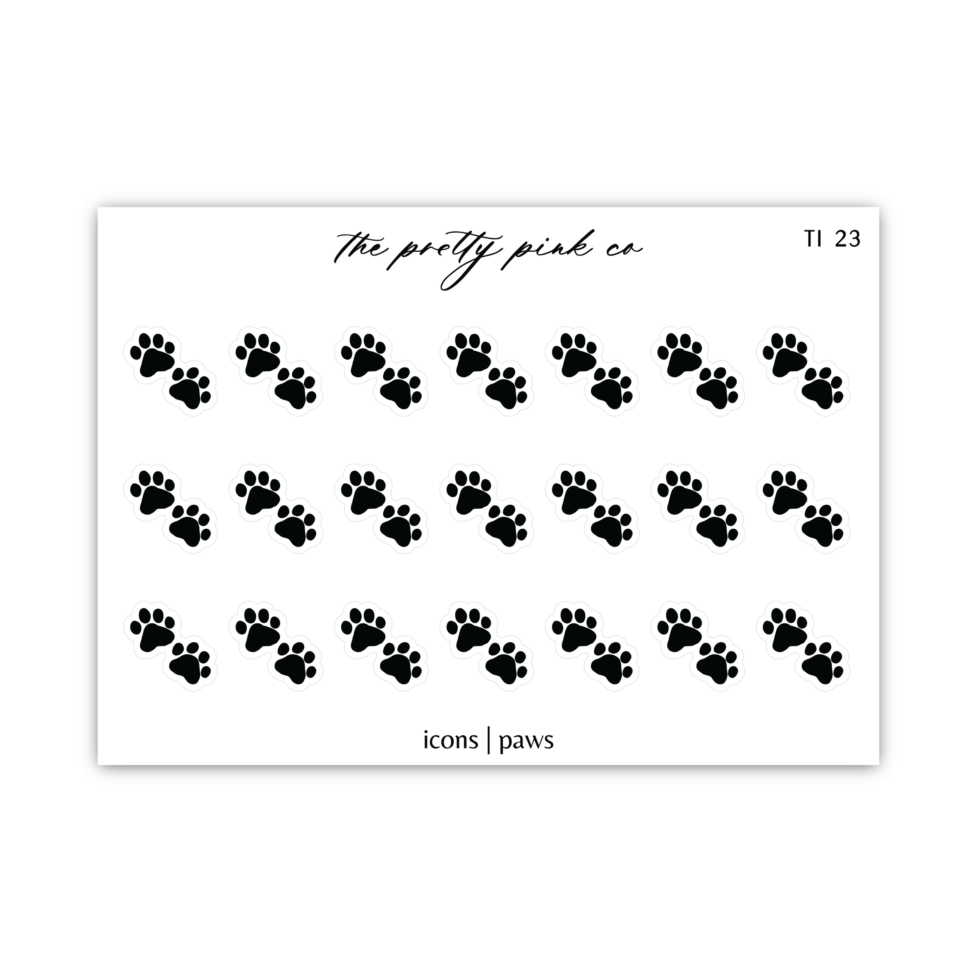 a black and white photo of a paw print