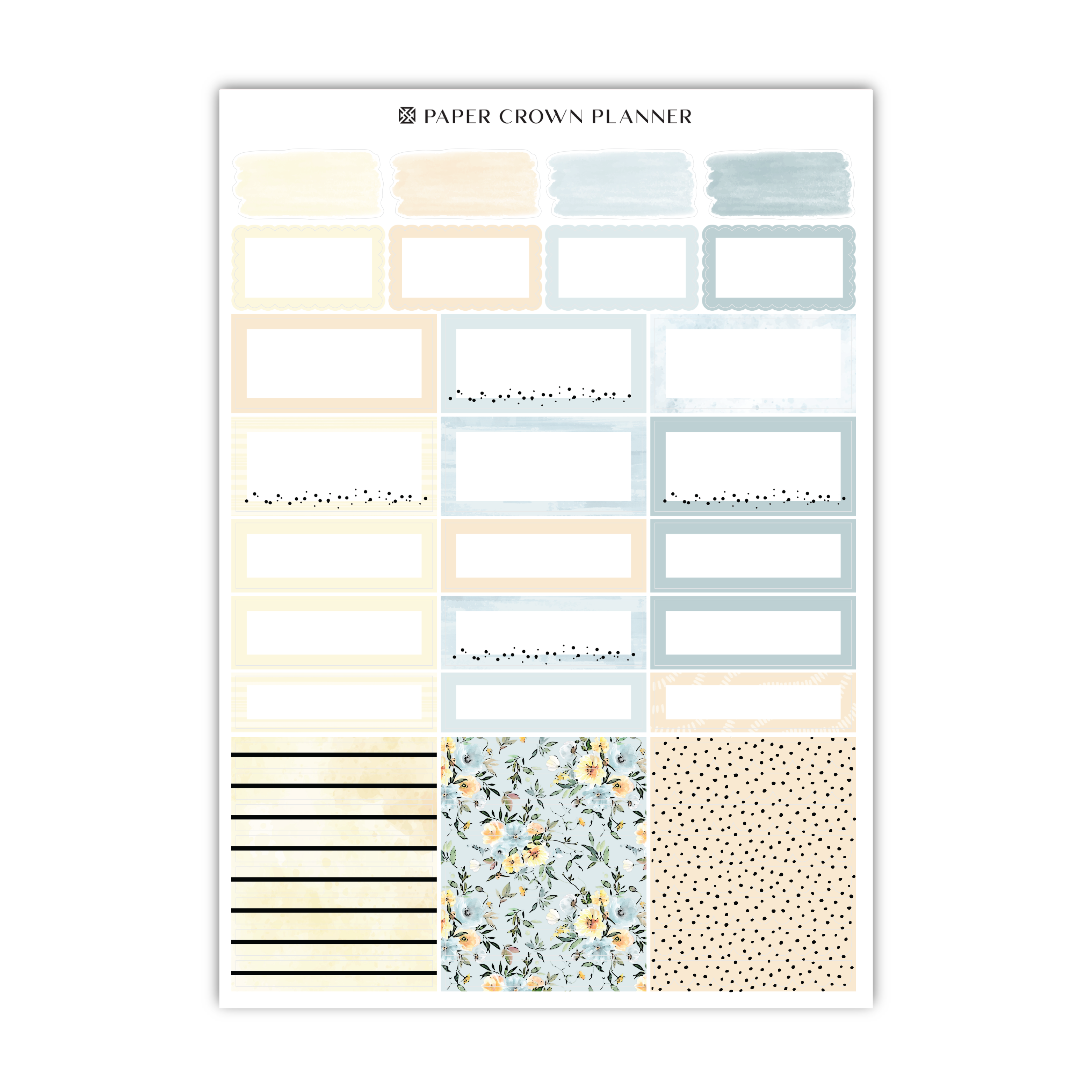 the paper crown planner stickers