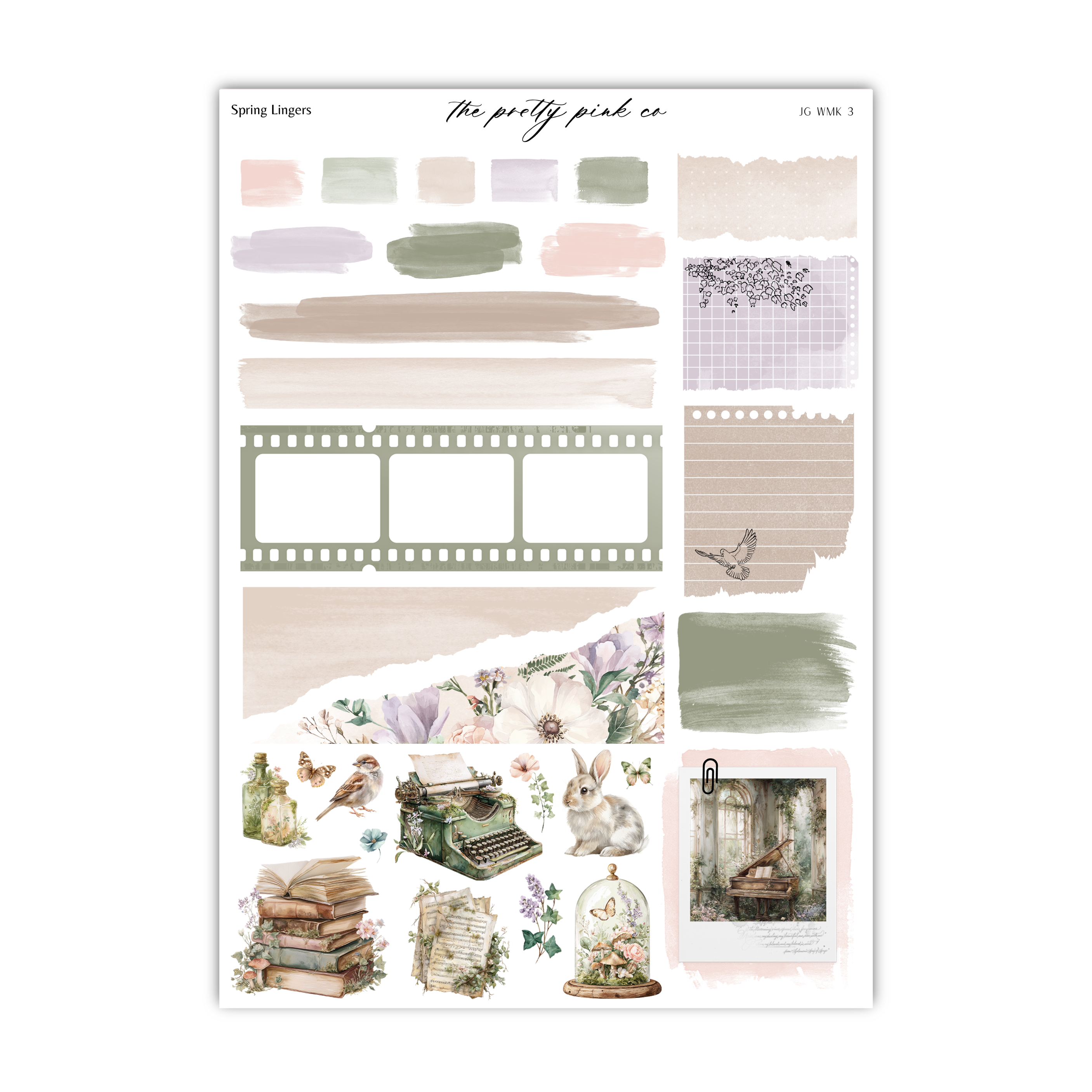 Spring Lingers | Foiled Weekly Kit