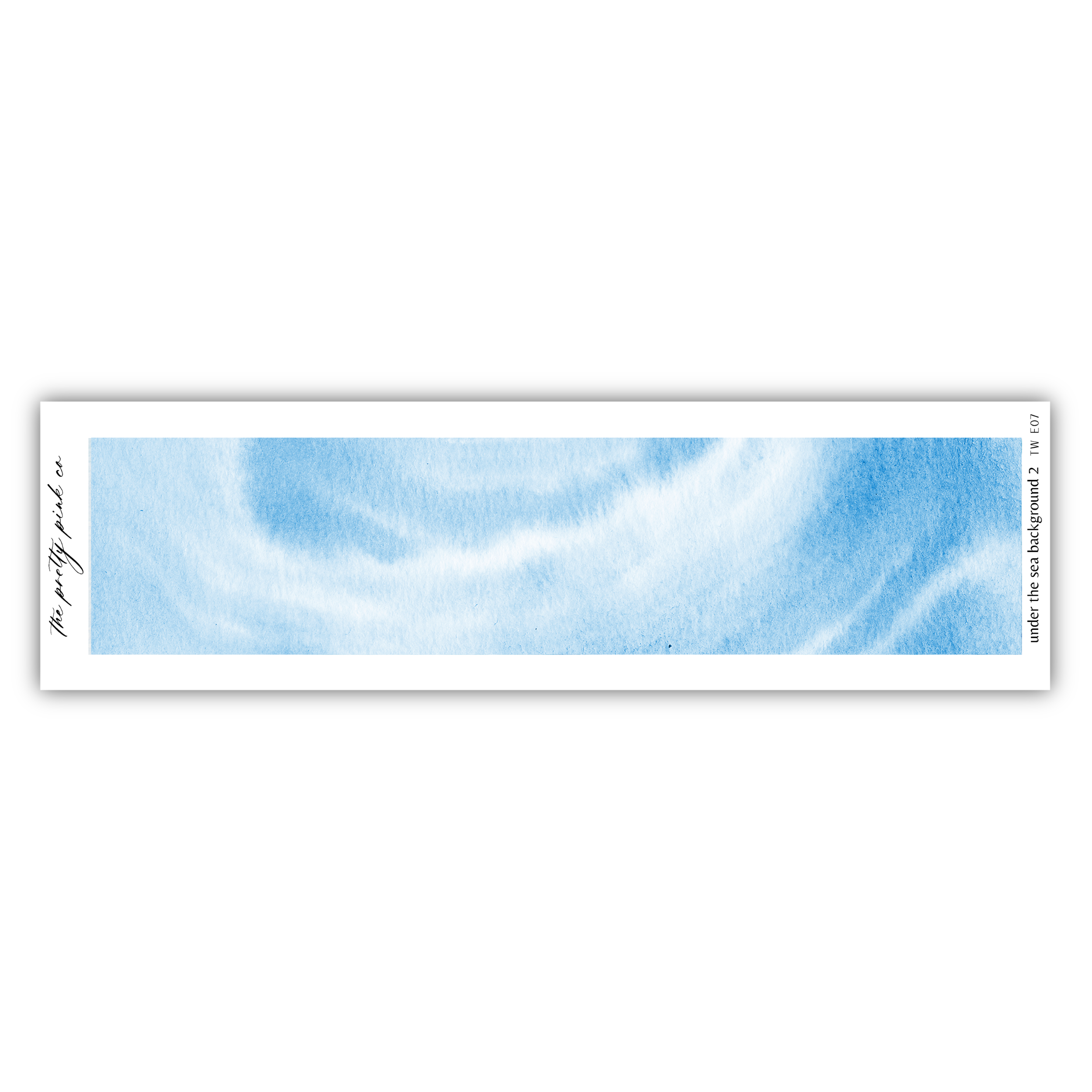 a watercolor painting of a blue sky and clouds