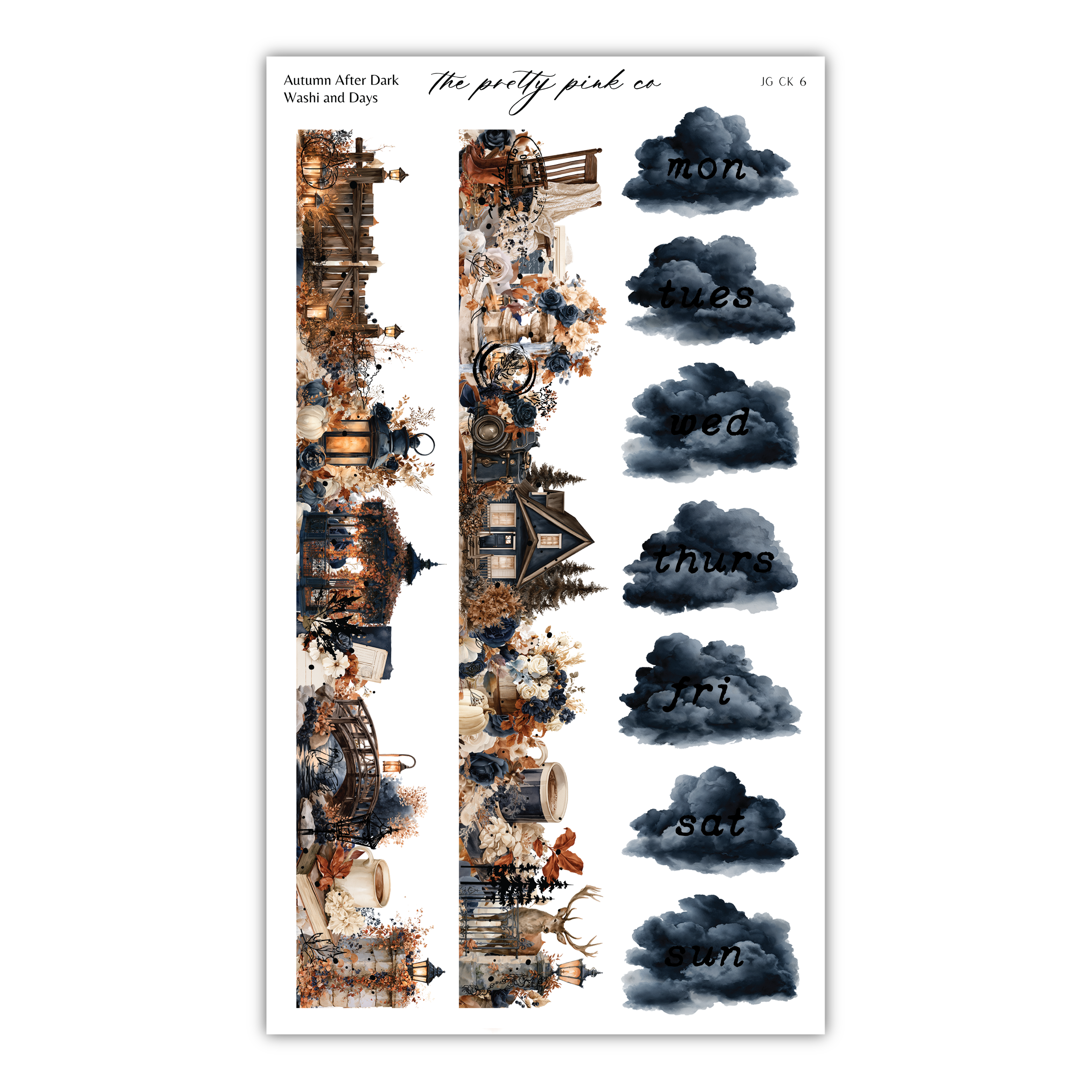 The image is a collage of various autumn-themed elements, including clouds, trees, and other natural elements, arranged in a visually appealing manner.