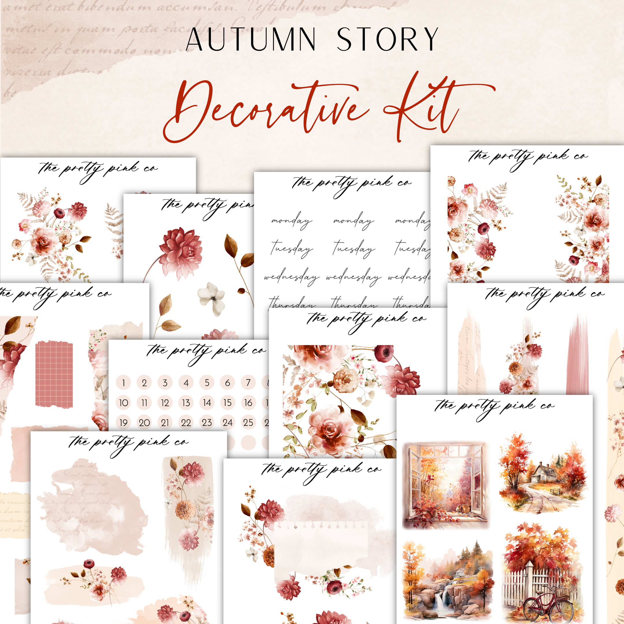Autumn Story | Decorative Kit