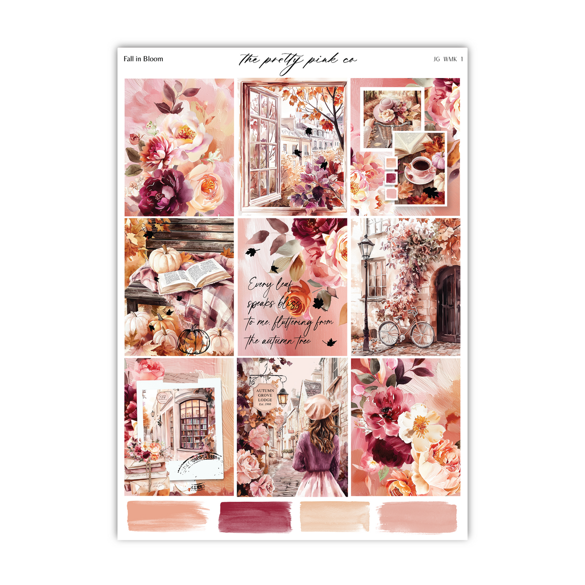 Fall in Bloom | Foiled Weekly Kit