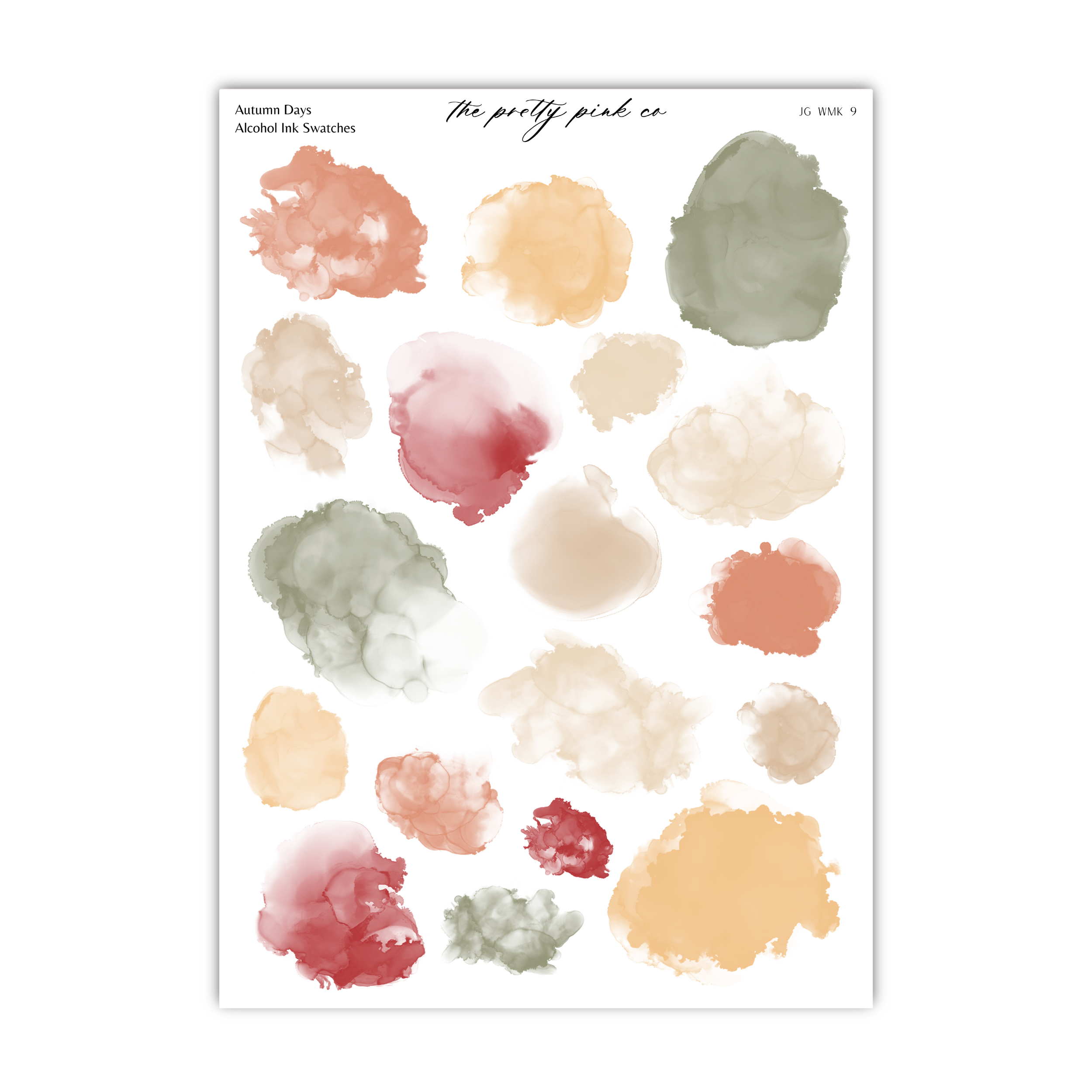 Autumn Days | Ink Swatches