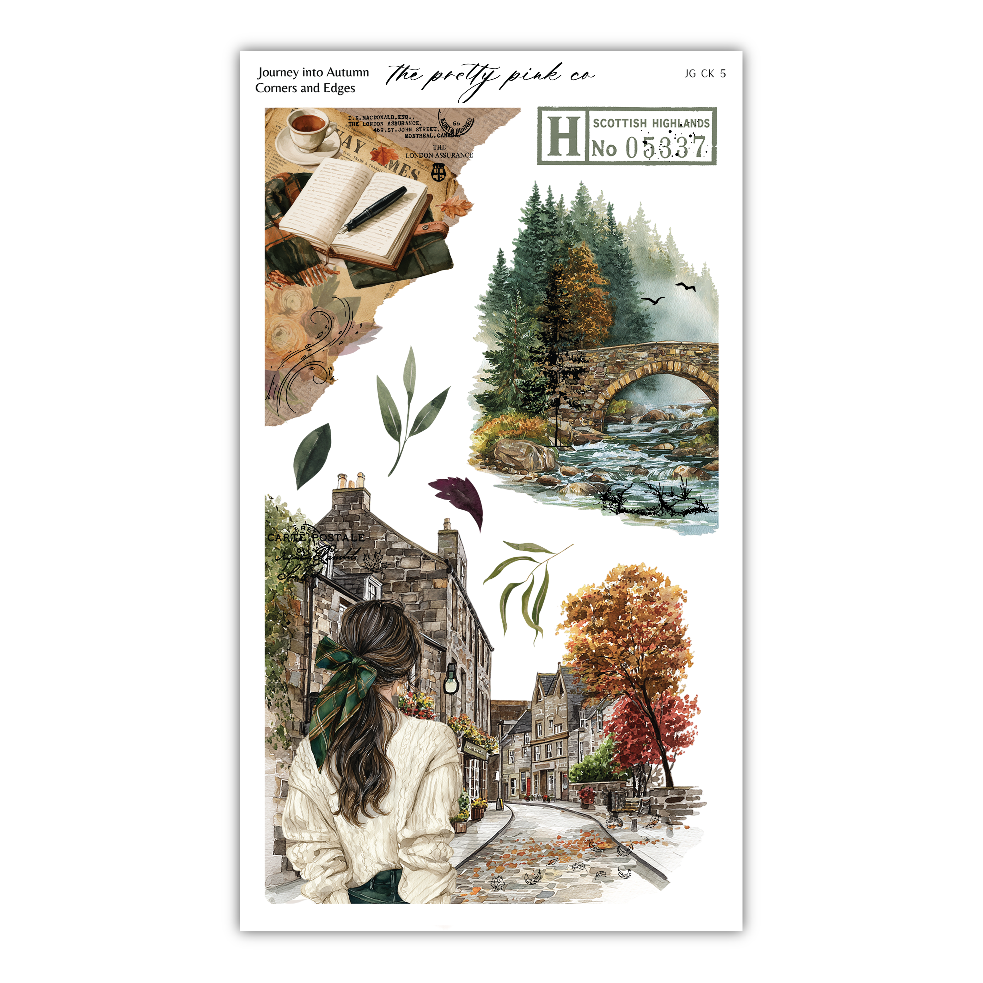 The image is a collage of various elements, including a person, a bridge, trees, and a river, all set against a scenic background.
