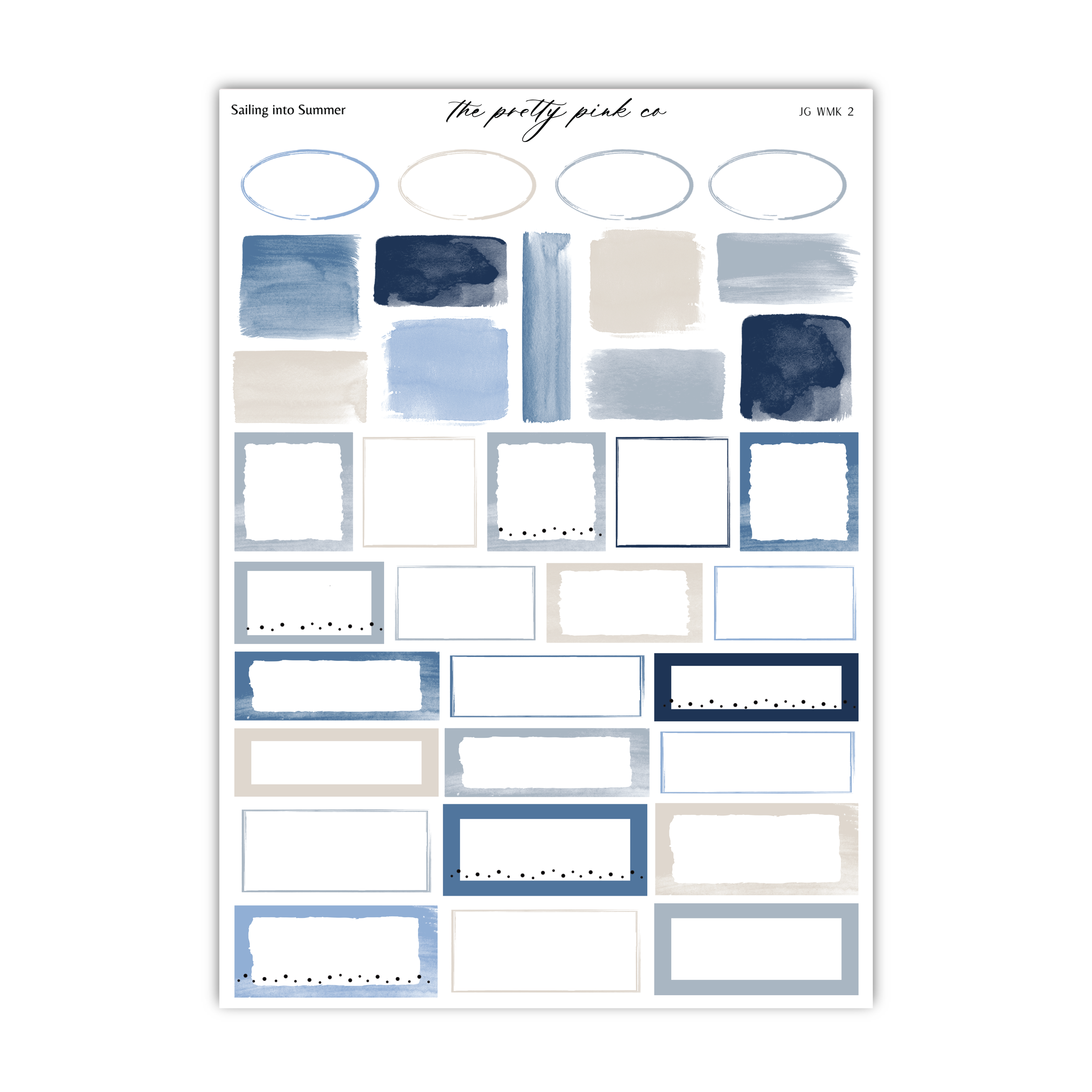 a collection of various watercolor-style shapes and patterns, including circles, rectangles, and other abstract designs. The shapes are arranged in a grid-like pattern, with some overlapping each other. The image does not contain any text or specific details about the content or context.