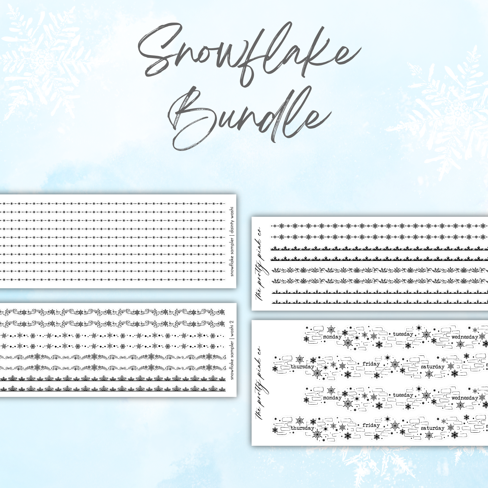 Snowflake Bundle