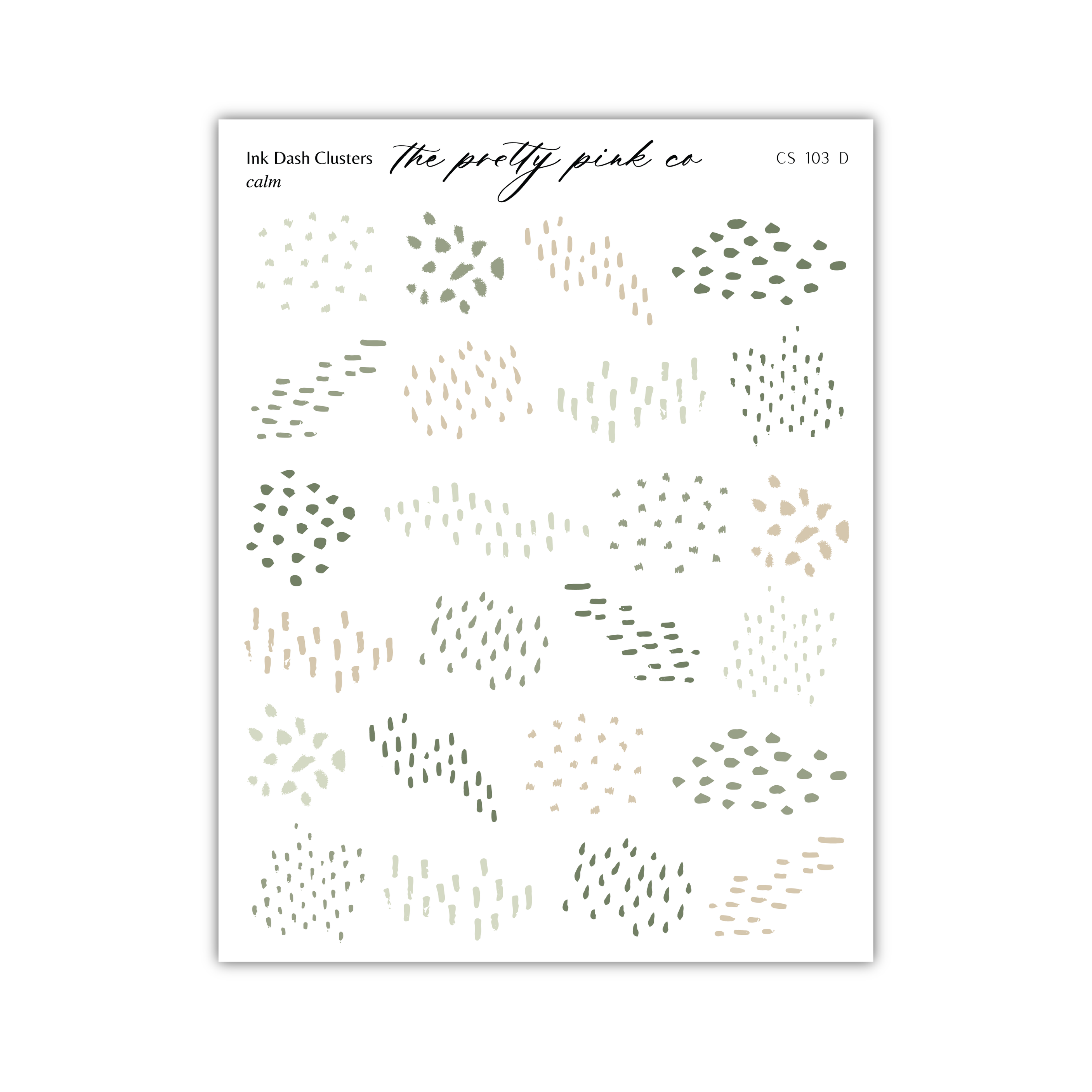 The image is a collection of abstract patterns and shapes, including various shades of green, brown, and gray, arranged in a grid-like layout.