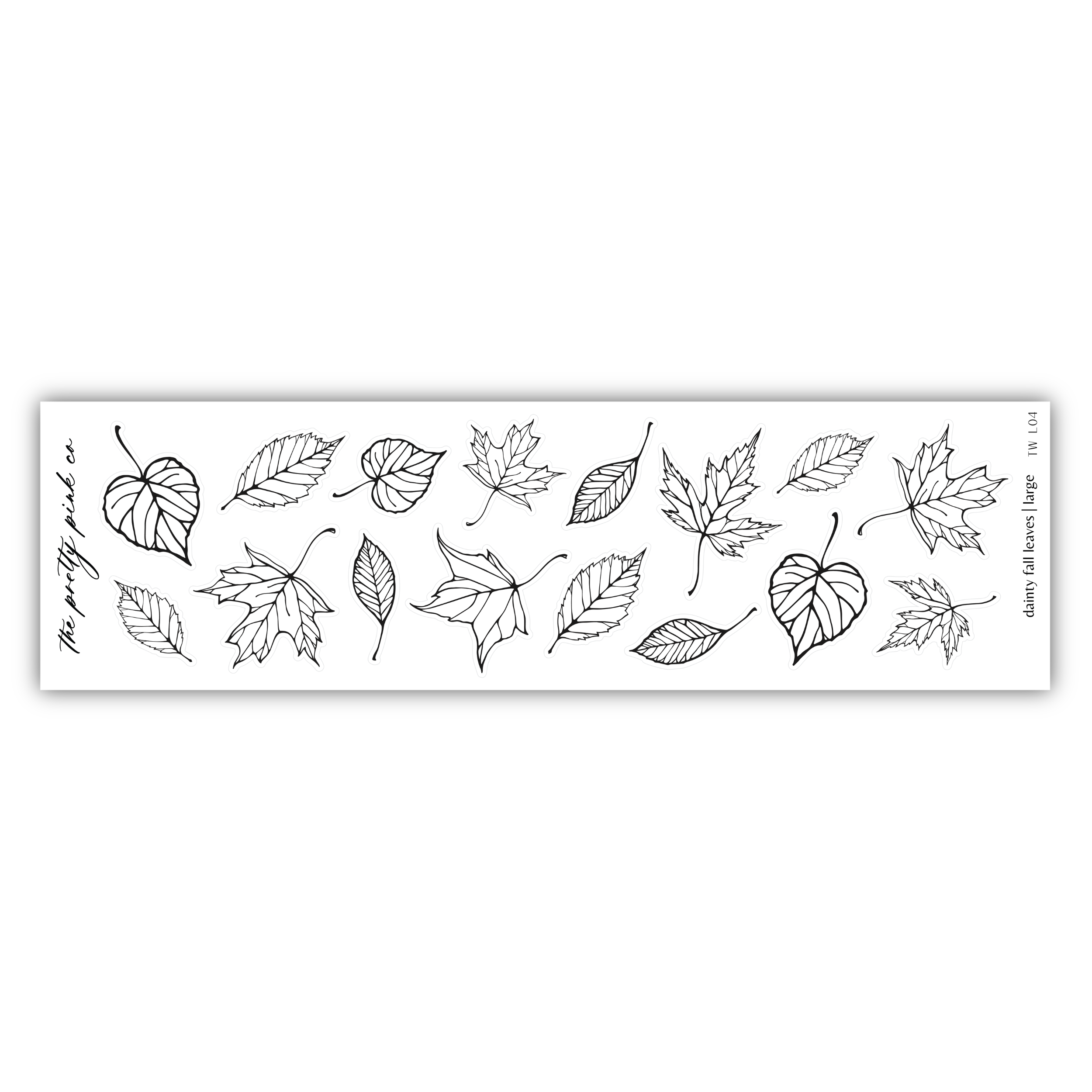 a black and white drawing of leaves