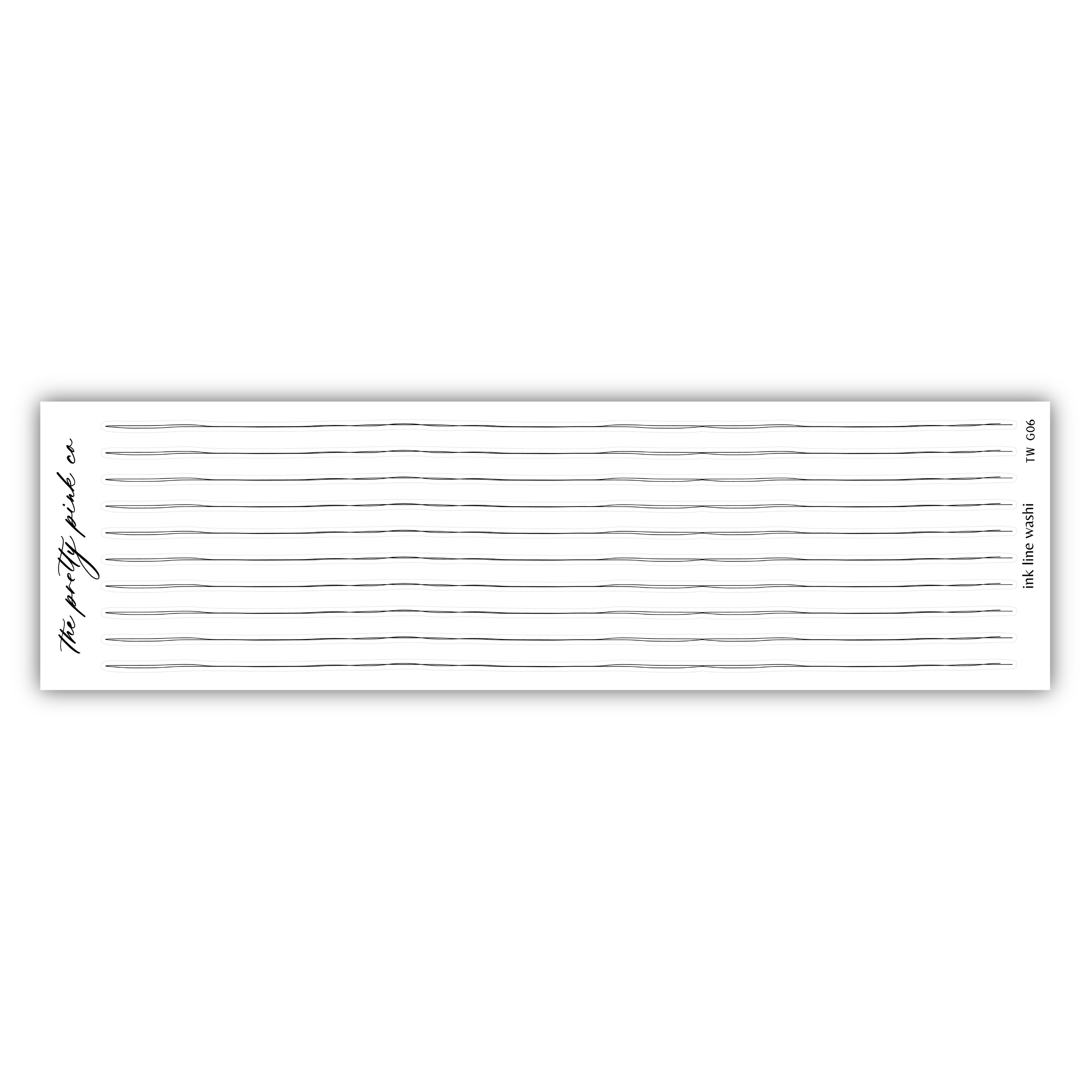 a white paper with lines on it