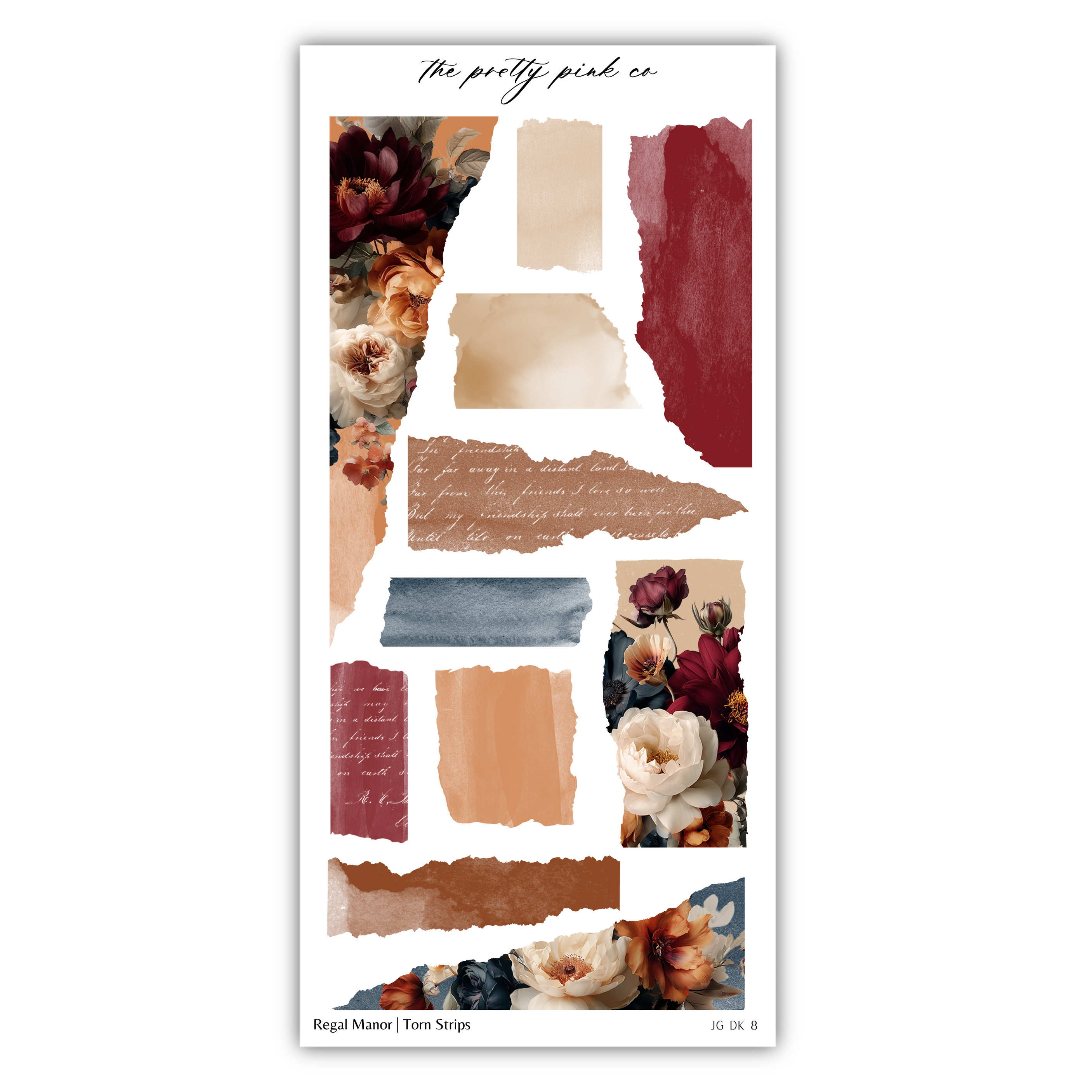 The image is a collage of various floral and abstract elements, including flowers, leaves, and abstract shapes, arranged in a visually appealing manner.
