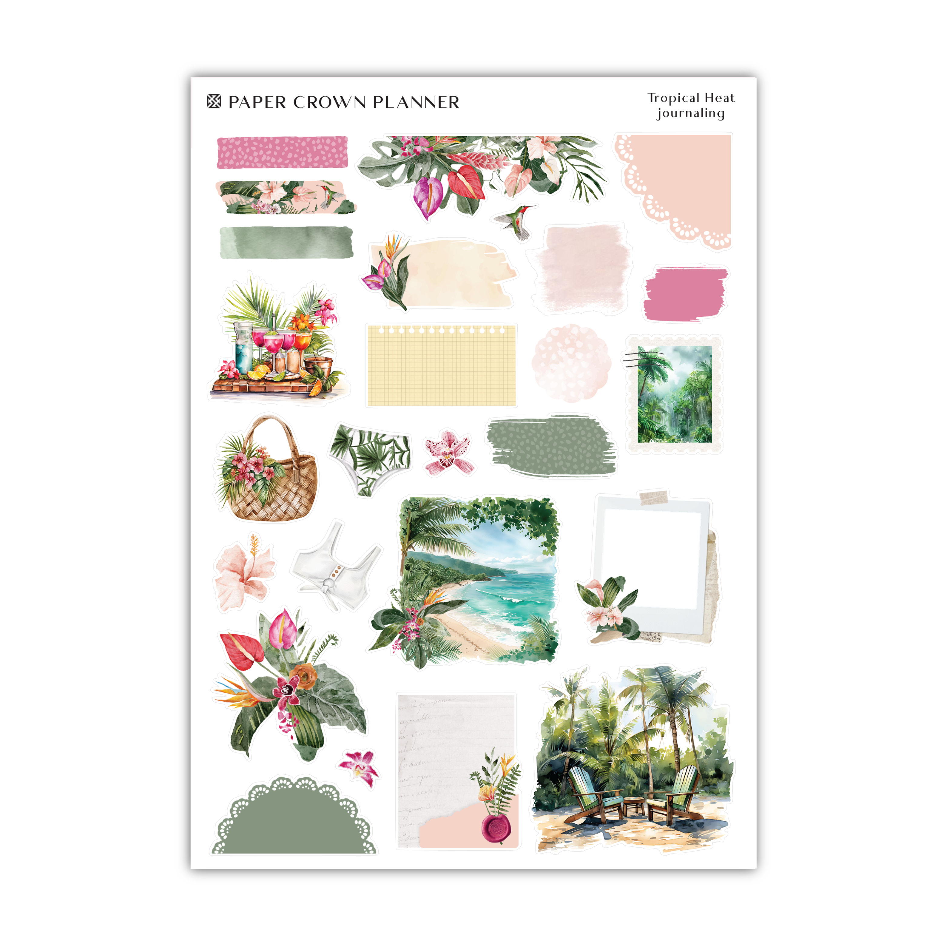 the paper crown planner stickers