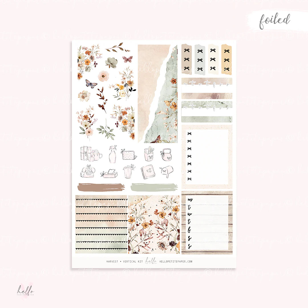 The image is a collection of various decorative elements, including floral patterns, text, and illustrations, all arranged in a collage format.