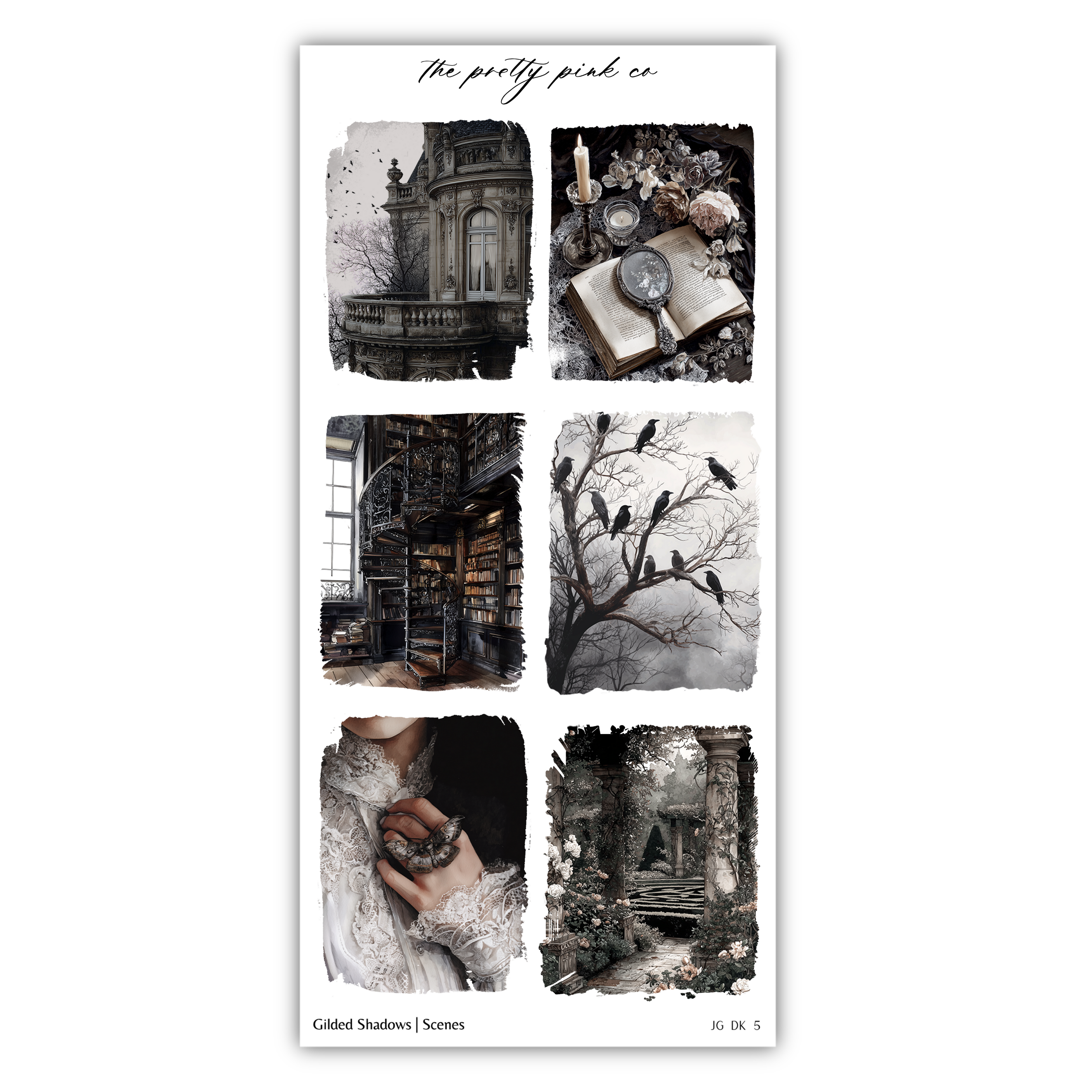 The image is a collage of six different images, each depicting various scenes and objects. The collage includes a building, a book, a bird, a person, a tree, and a bridge. The images are arranged in a grid format, with each image occupying its own square within the collage. The collage does not contain any text, and the images are not described individually. The collage is a collection of six distinct images, each contributing to the overall composition of the artwork.