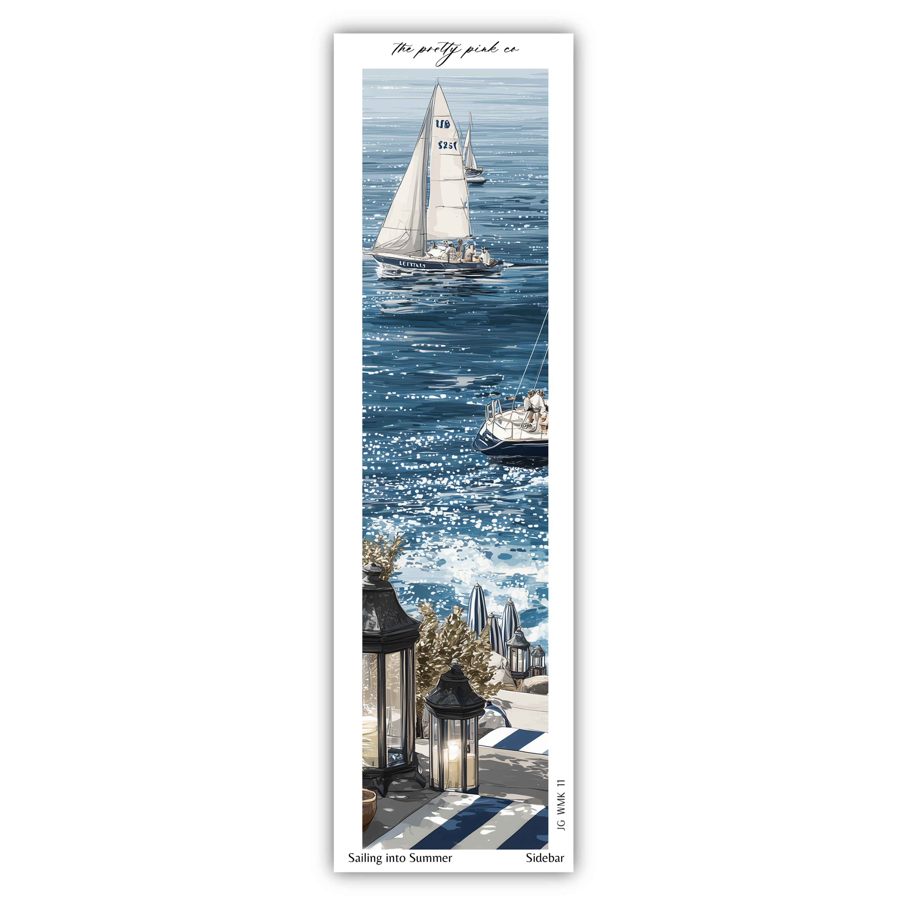 a serene coastal scene with sailboats on the water, surrounded by a picturesque landscape of buildings, trees, and a clear blue sky.